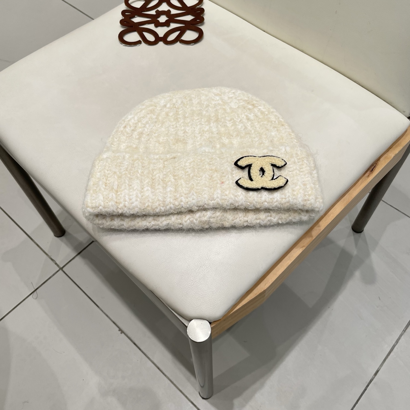 Chanel香奈儿秋冬网红时尚博主推荐款毛线帽，小红书爆款，手感超柔软舒适的针织线帽，弹性极佳！