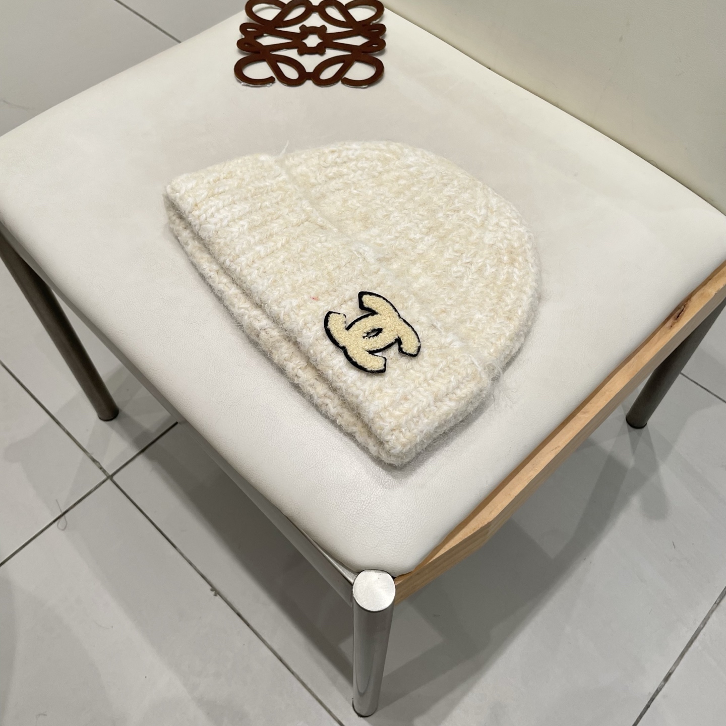 Chanel香奈儿秋冬网红时尚博主推荐款毛线帽，小红书爆款，手感超柔软舒适的针织线帽，弹性极佳！