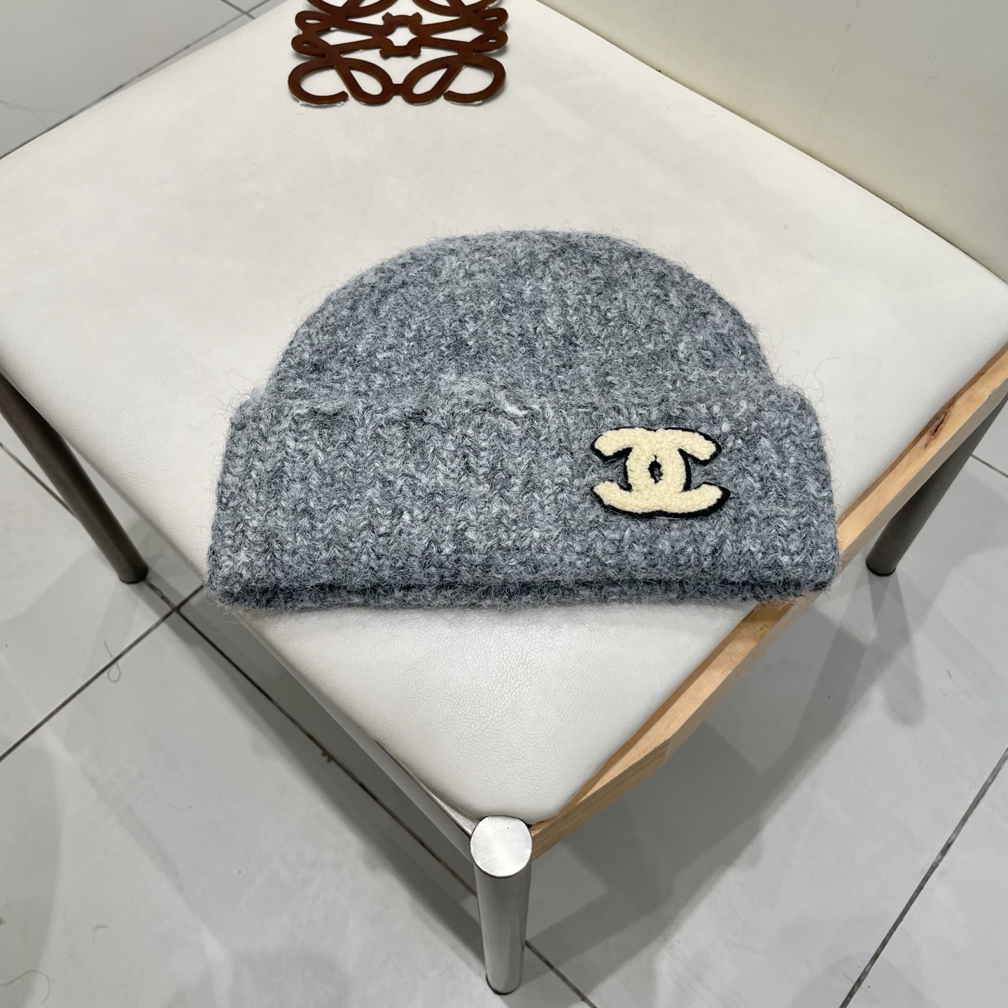 Chanel香奈儿秋冬网红时尚博主推荐款毛线帽，小红书爆款，手感超柔软舒适的针织线帽，弹性极佳！