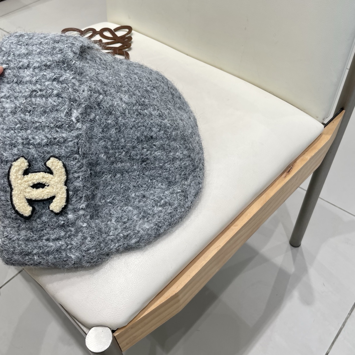 Chanel香奈儿秋冬网红时尚博主推荐款毛线帽，小红书爆款，手感超柔软舒适的针织线帽，弹性极佳！