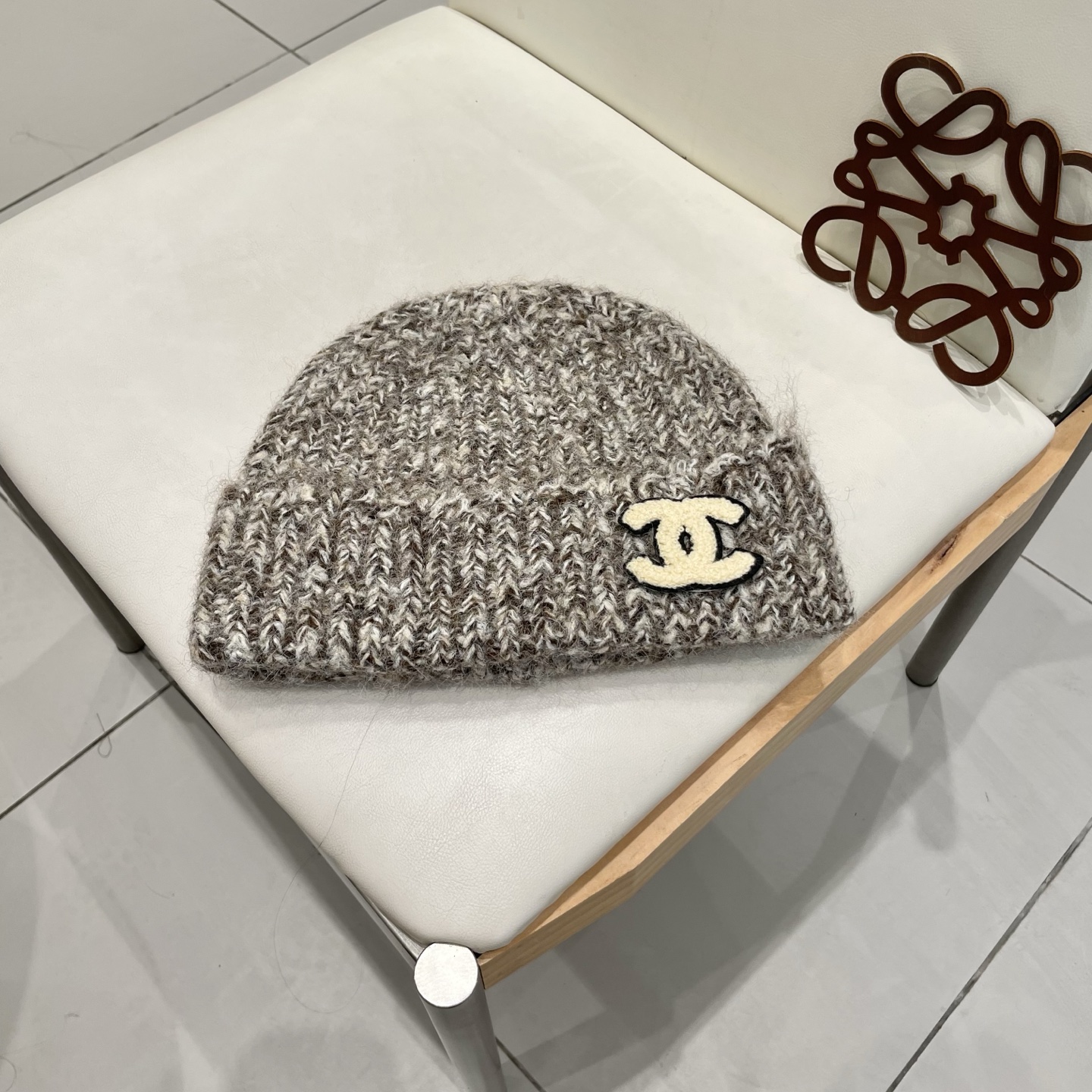 Chanel香奈儿秋冬网红时尚博主推荐款毛线帽，小红书爆款，手感超柔软舒适的针织线帽，弹性极佳！