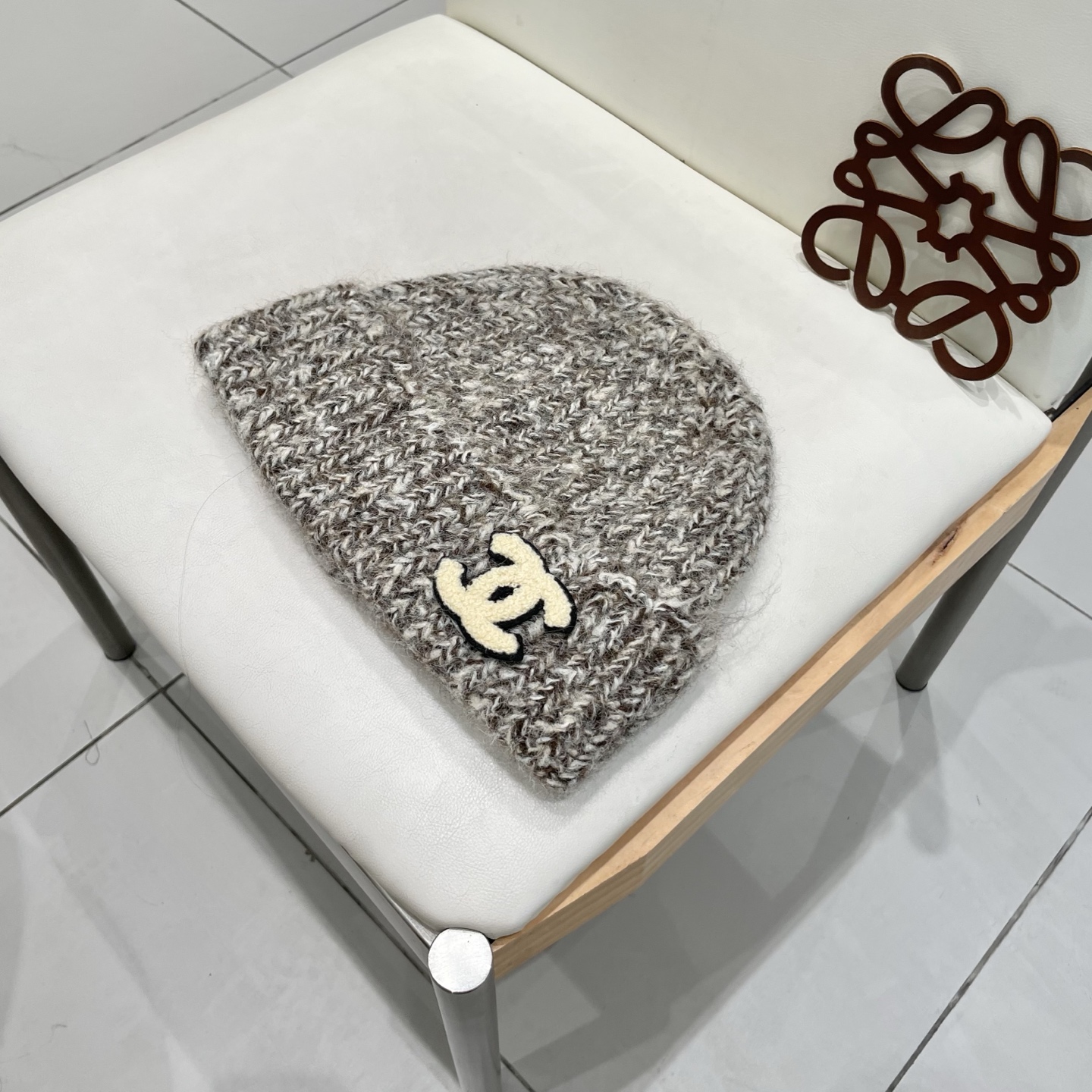 Chanel香奈儿秋冬网红时尚博主推荐款毛线帽，小红书爆款，手感超柔软舒适的针织线帽，弹性极佳！