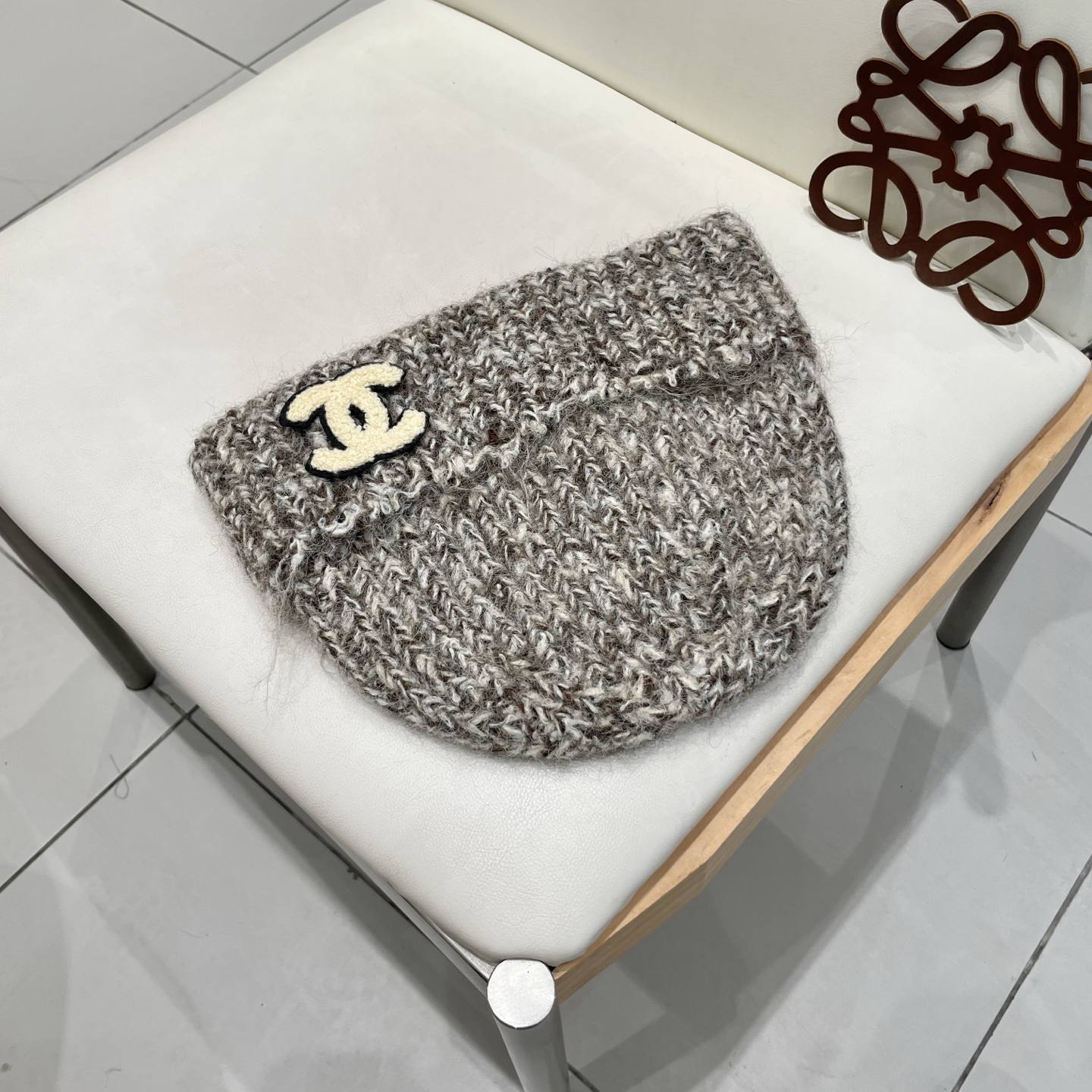 Chanel香奈儿秋冬网红时尚博主推荐款毛线帽，小红书爆款，手感超柔软舒适的针织线帽，弹性极佳！