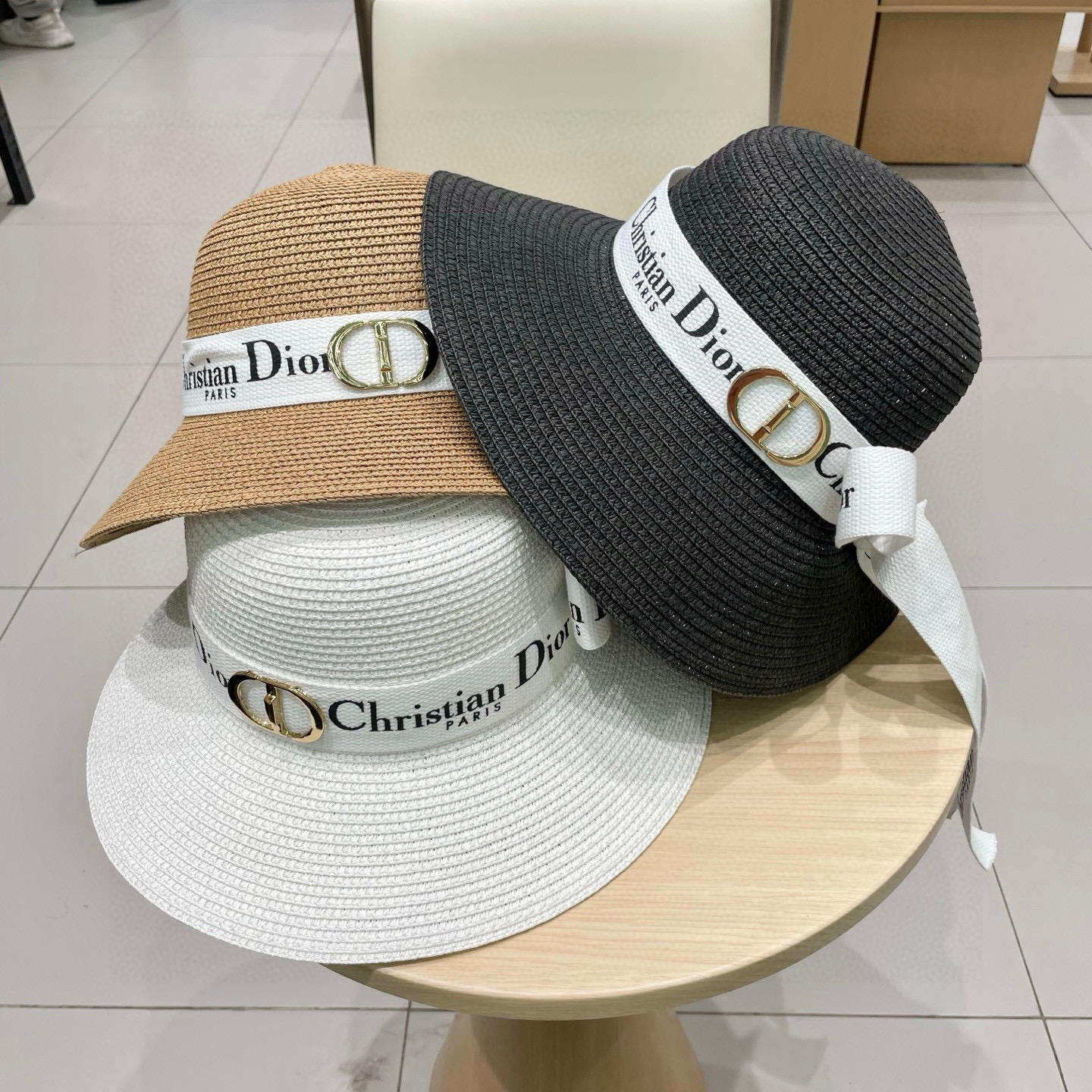  Dior迪奥新款草帽，名媛风，头围57cm