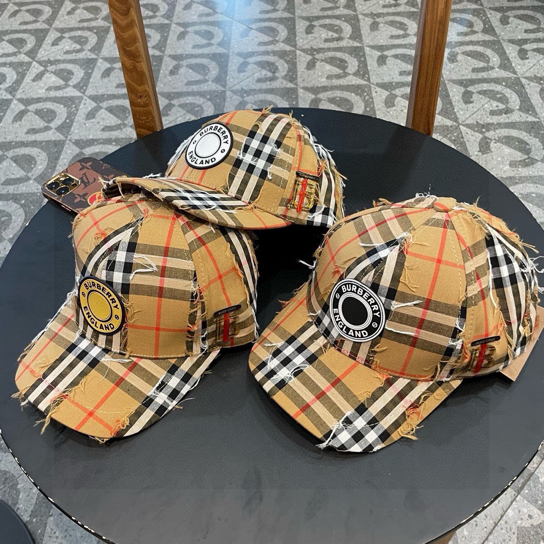    🧢Burberry（巴宝莉新款原单刺绣字母棒球帽  专柜热卖款纯棉内里，完美版型，原厂品质，独家实