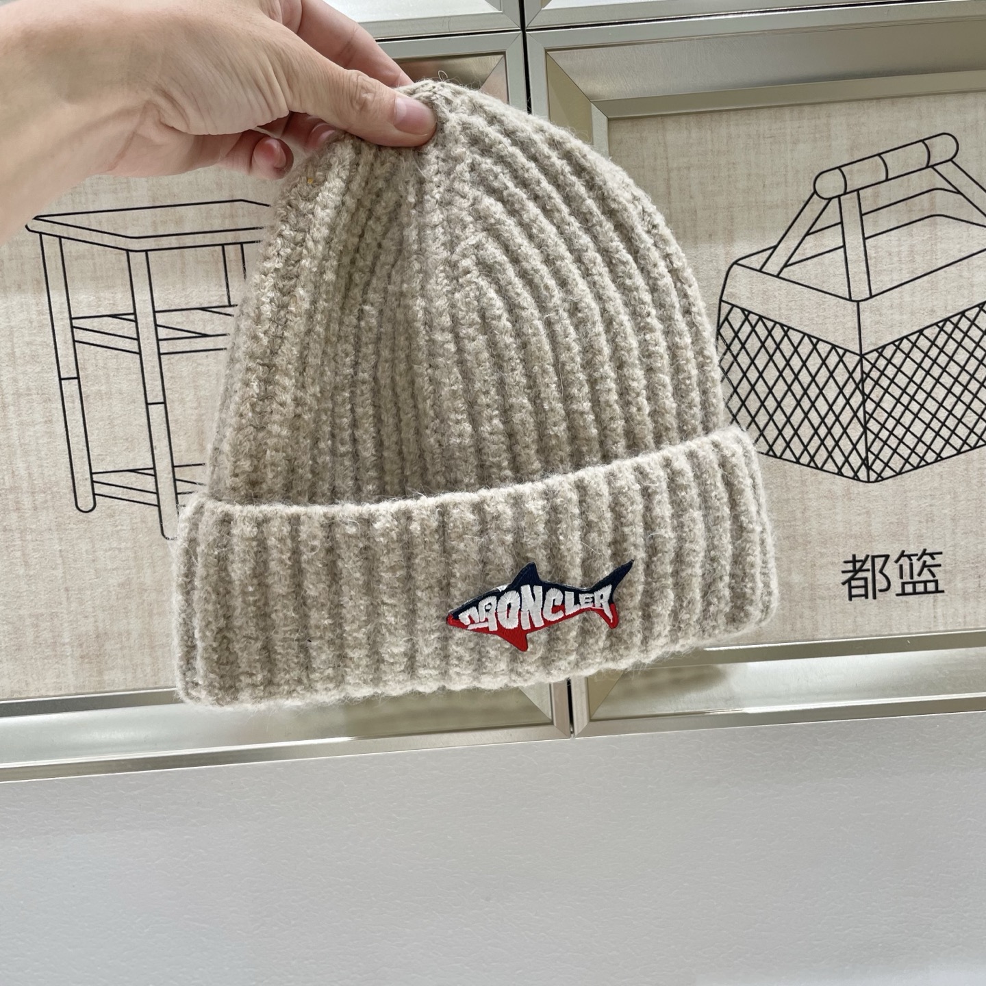  蒙口Moncler盟可睐💥官网经典针织帽，原单复刻.非常柔软亲肤，弹性很好💓有质感又非常百搭的款式~保