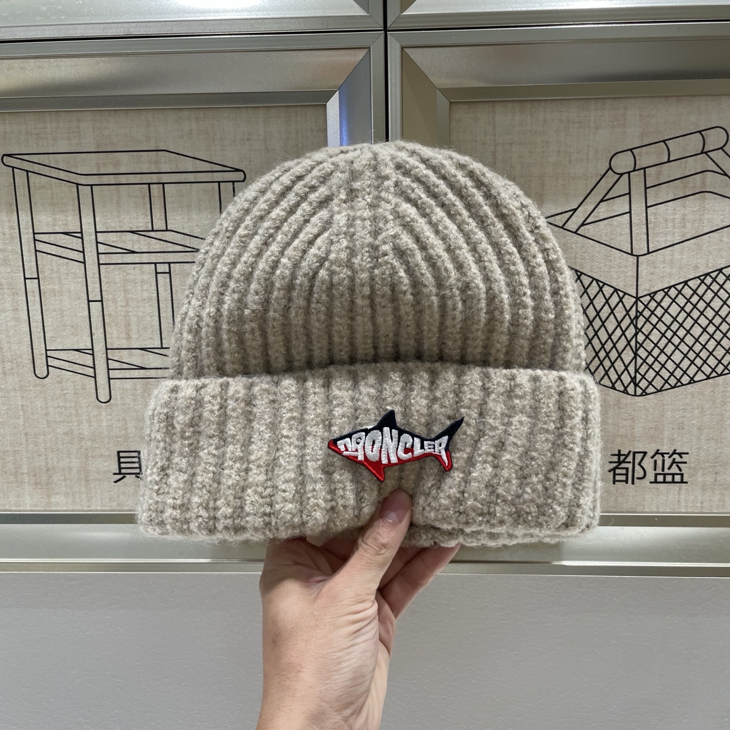  蒙口Moncler盟可睐💥官网经典针织帽，原单复刻.非常柔软亲肤，弹性很好💓有质感又非常百搭的款式~保