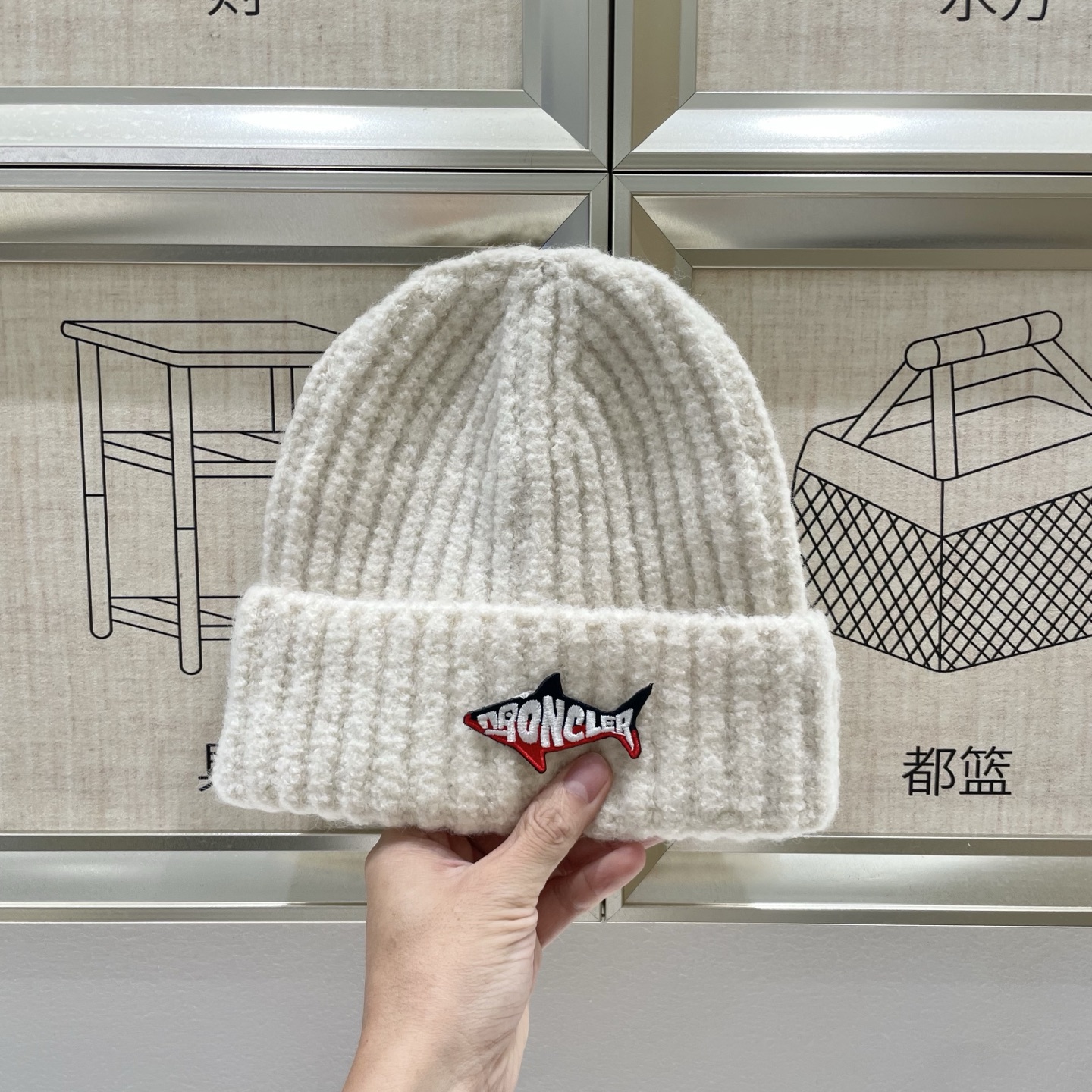  蒙口Moncler盟可睐💥官网经典针织帽，原单复刻.非常柔软亲肤，弹性很好💓有质感又非常百搭的款式~保