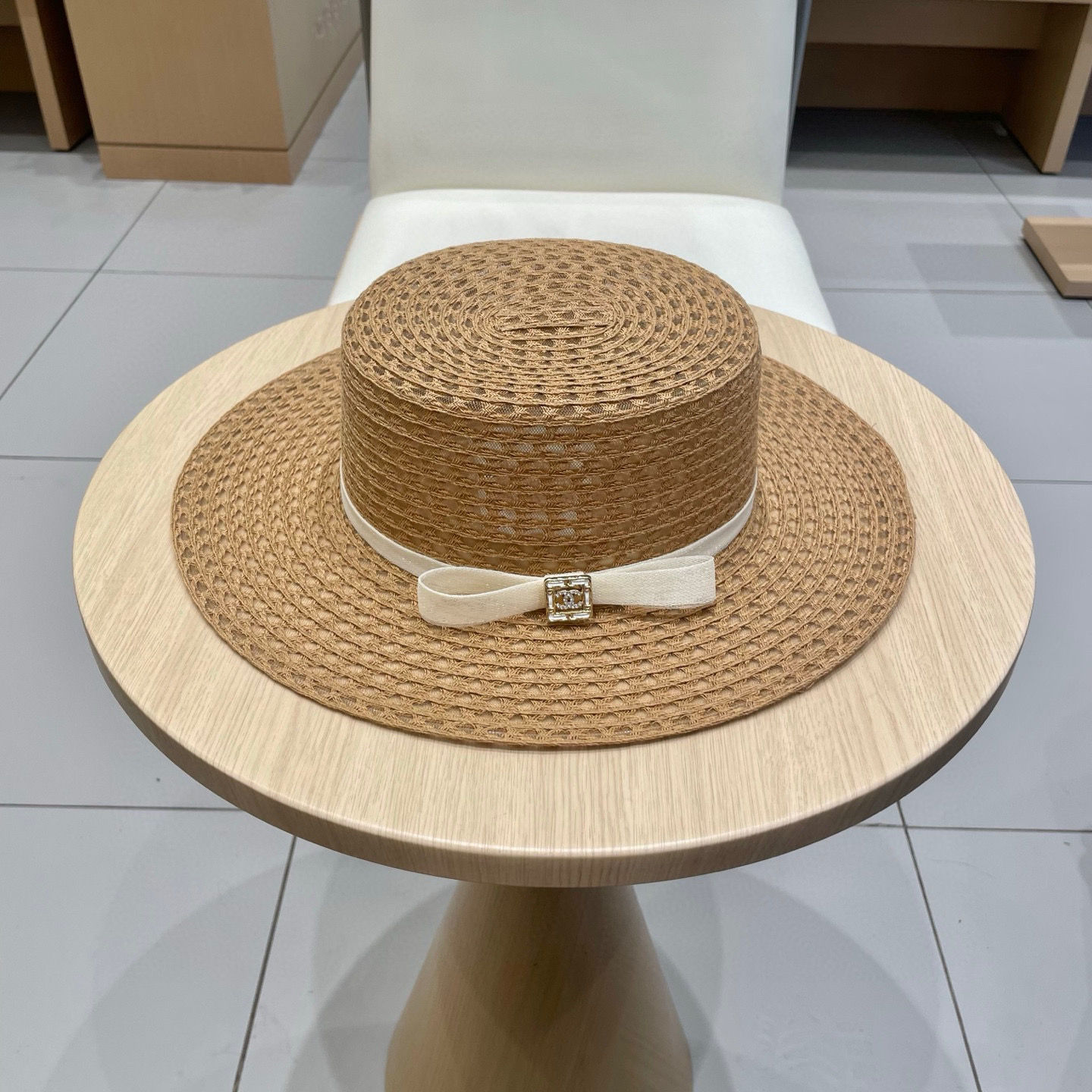  香奈儿CHANEL2025新款草帽，高级定制，名媛风，细节待上，夏季防晒防紫外线，出行必备，百搭好看