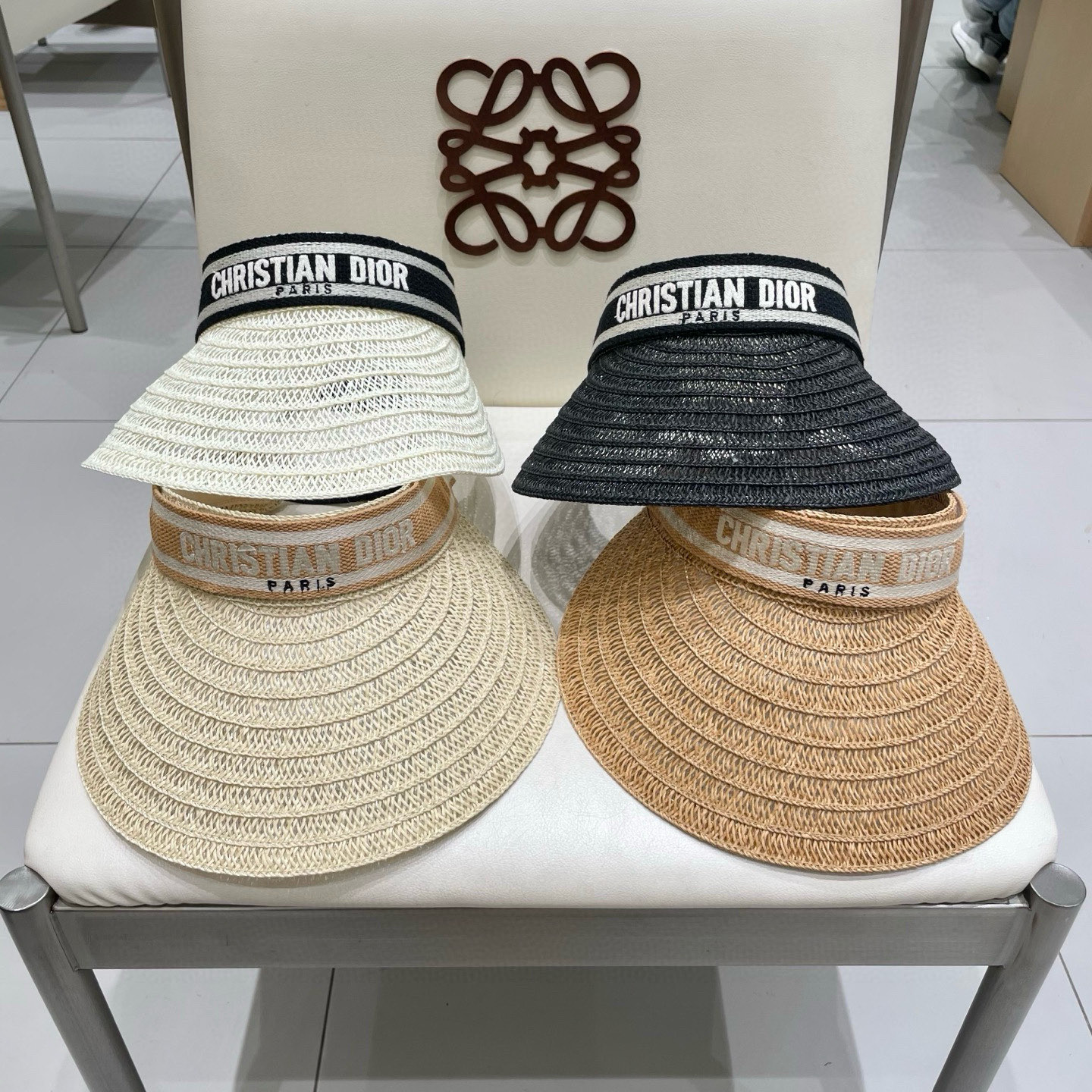  Dior迪奥2025新款遮阳帽空顶发箍帽，🔆遮阳百搭～休闲出街神器 巨防嗮！太爱了💕