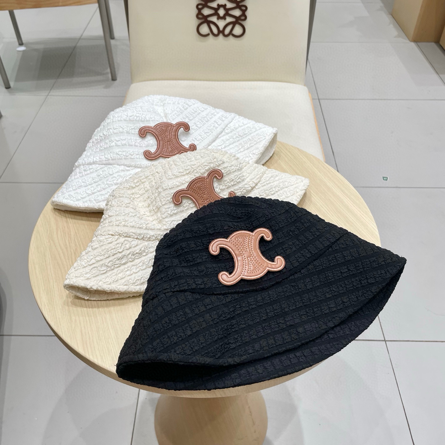  塞琳celine抽绳渔夫帽女春夏季韩版显脸小褶皱盆帽时尚百搭遮阳遮脸水桶帽子