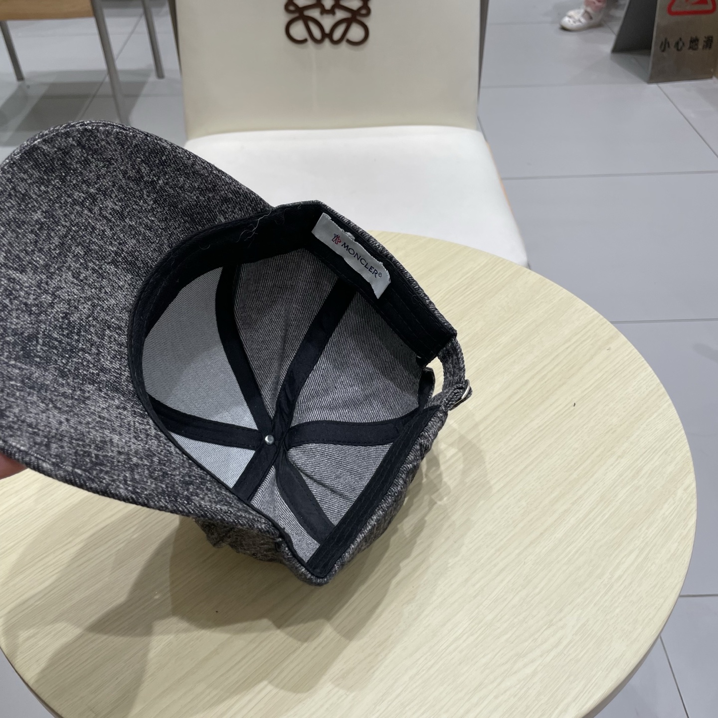  moncler潮牌蒙口经典牛仔棒球帽，男女户外保百搭帽子