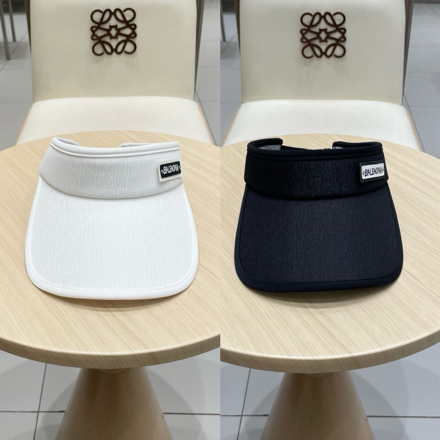 BALENCIAGA巴黎世家户外空顶防晒帽子女款2025新款夏季防紫外线户外跑步遮阳帽