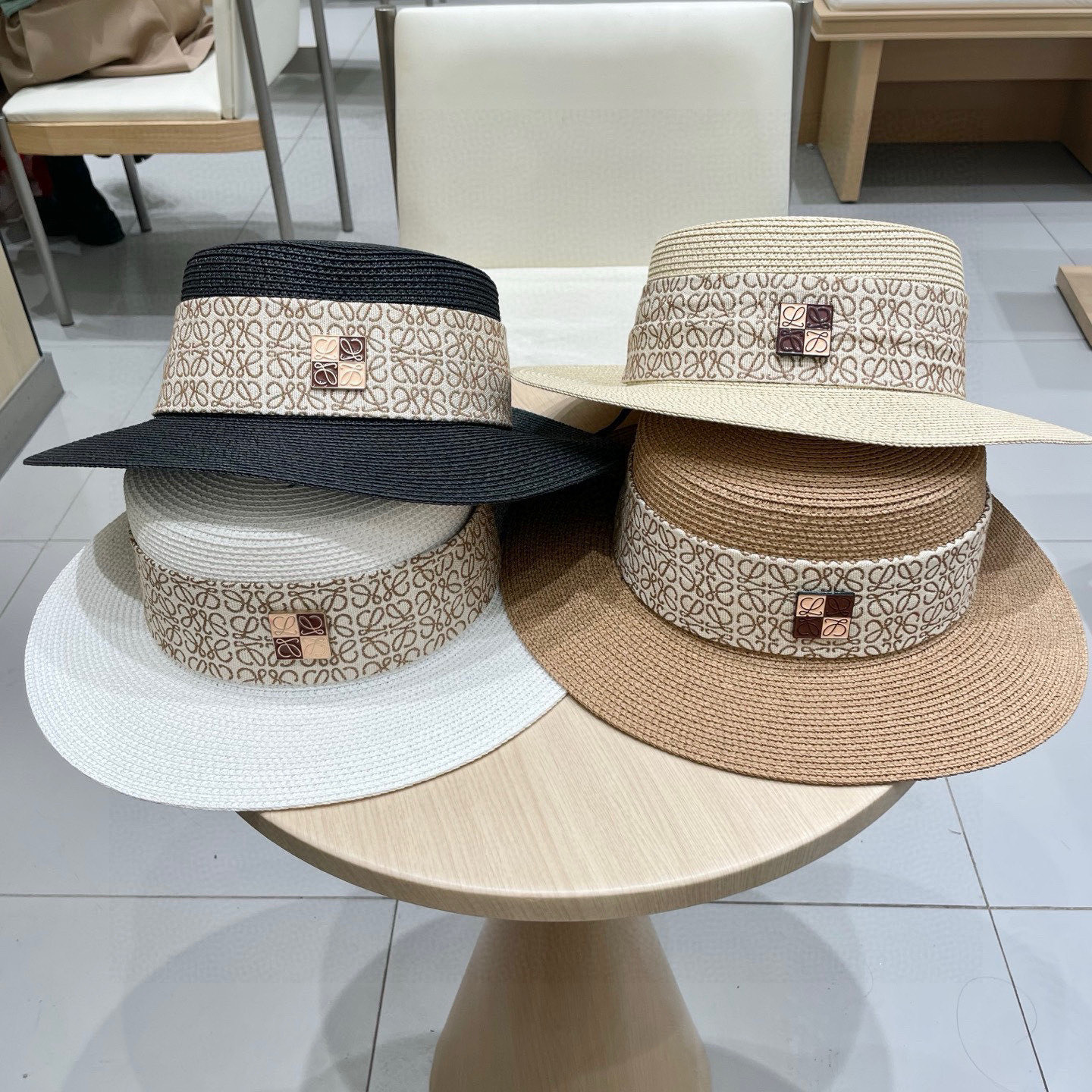 塞琳celien新款草帽，平顶礼帽，头围57cm