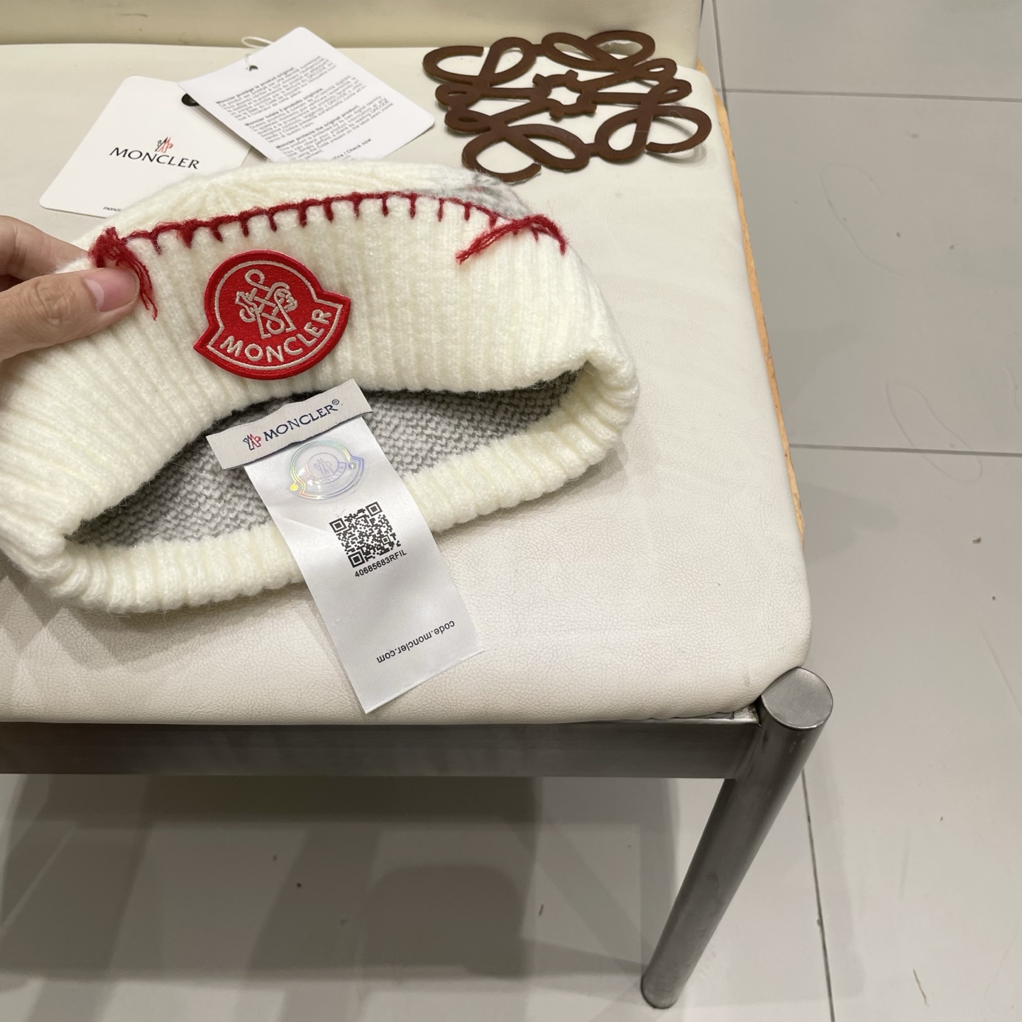  蒙口Moncler盟可睐💥官网经典针织帽，原单复刻.非常柔软亲肤，弹性很好💓有质感又非常百搭的款式~保