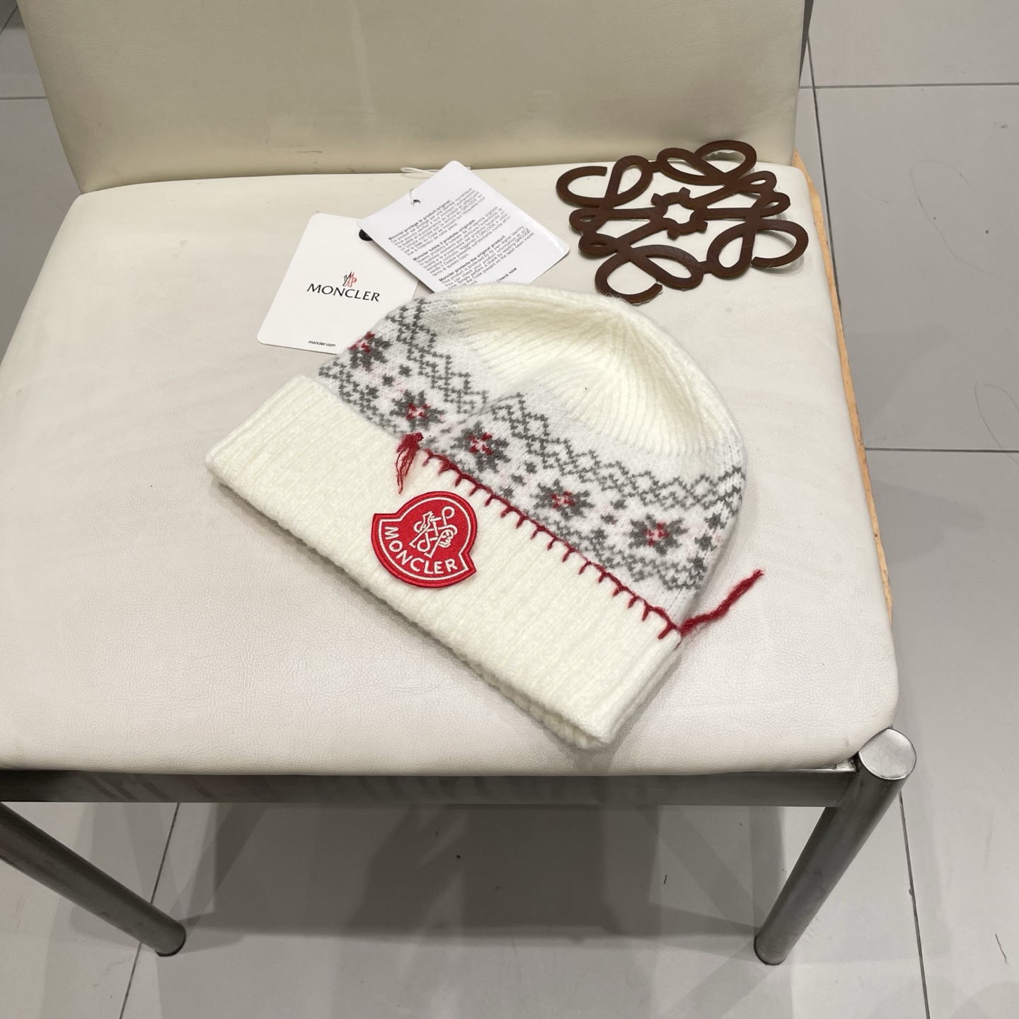 蒙口Moncler盟可睐💥官网经典针织帽，原单复刻.非常柔软亲肤，弹性很好💓有质感又非常百搭的款式~保