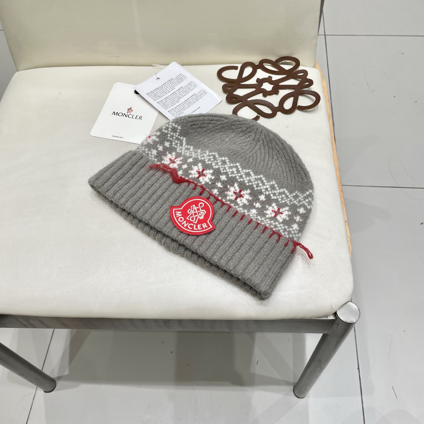  蒙口Moncler盟可睐💥官网经典针织帽，原单复刻.非常柔软亲肤，弹性很好💓有质感又非常百搭的款式~保