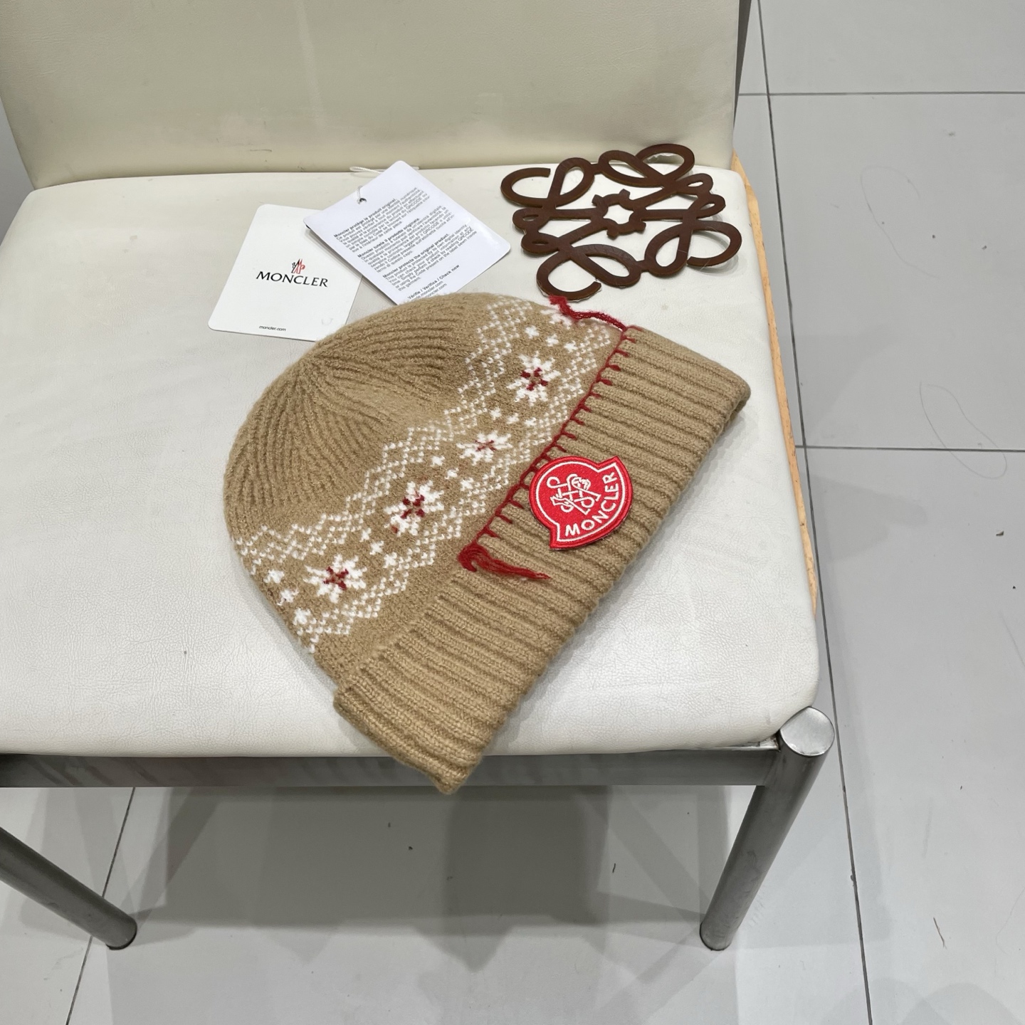  蒙口Moncler盟可睐💥官网经典针织帽，原单复刻.非常柔软亲肤，弹性很好💓有质感又非常百搭的款式~保