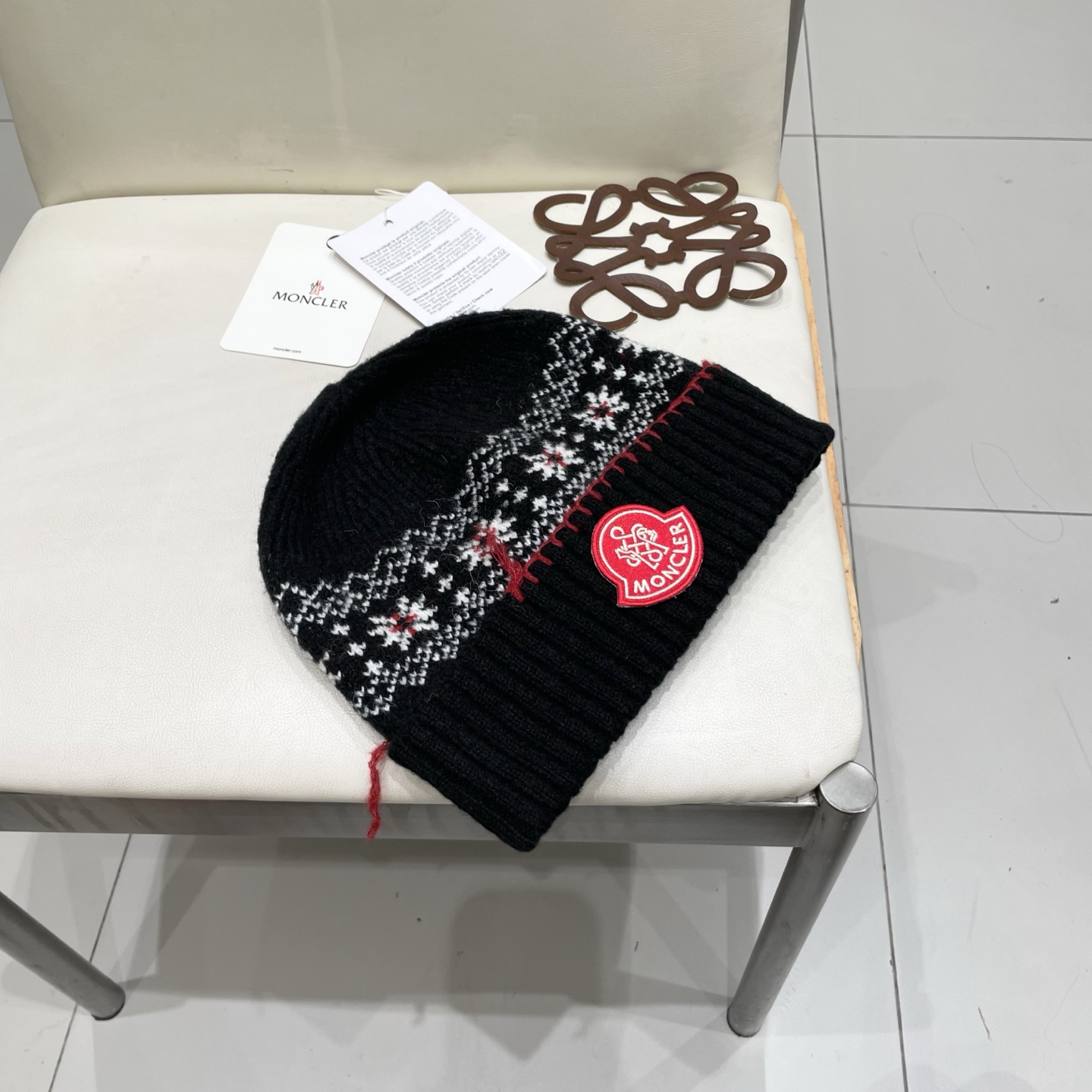 蒙口Moncler盟可睐💥官网经典针织帽，原单复刻.非常柔软亲肤，弹性很好💓有质感又非常百搭的款式~保