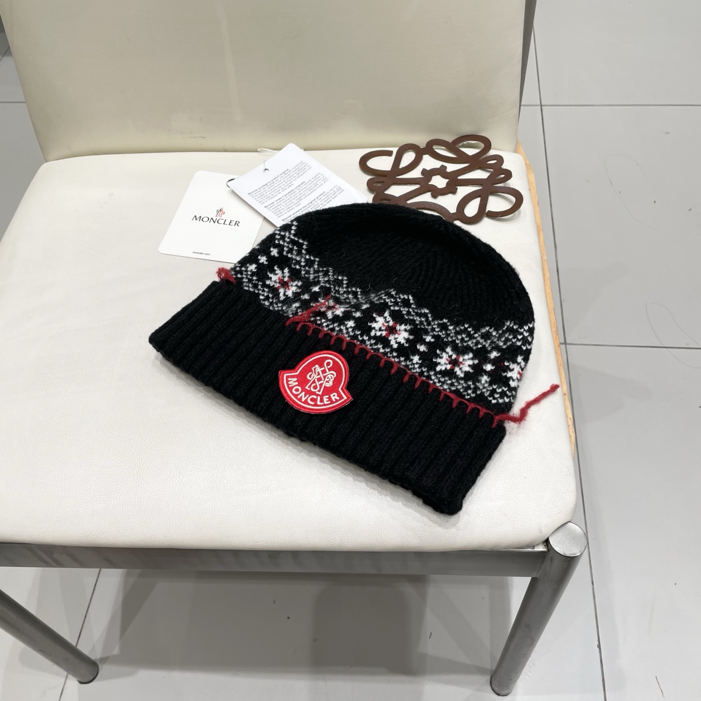  蒙口Moncler盟可睐💥官网经典针织帽，原单复刻.非常柔软亲肤，弹性很好💓有质感又非常百搭的款式~保