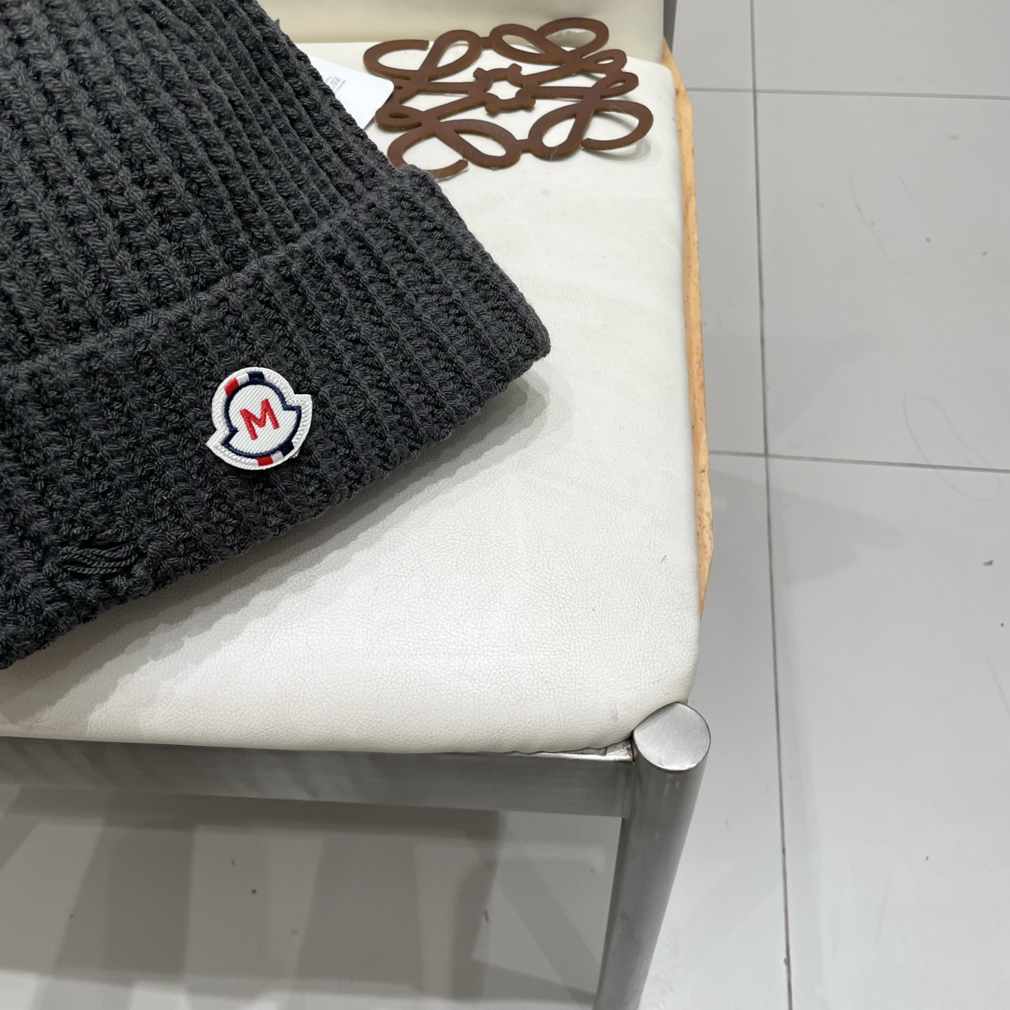  【MONCELER蒙口】2025秋冬新款兔毛毛线帽，设计款男女可戴，出街超好搭配！