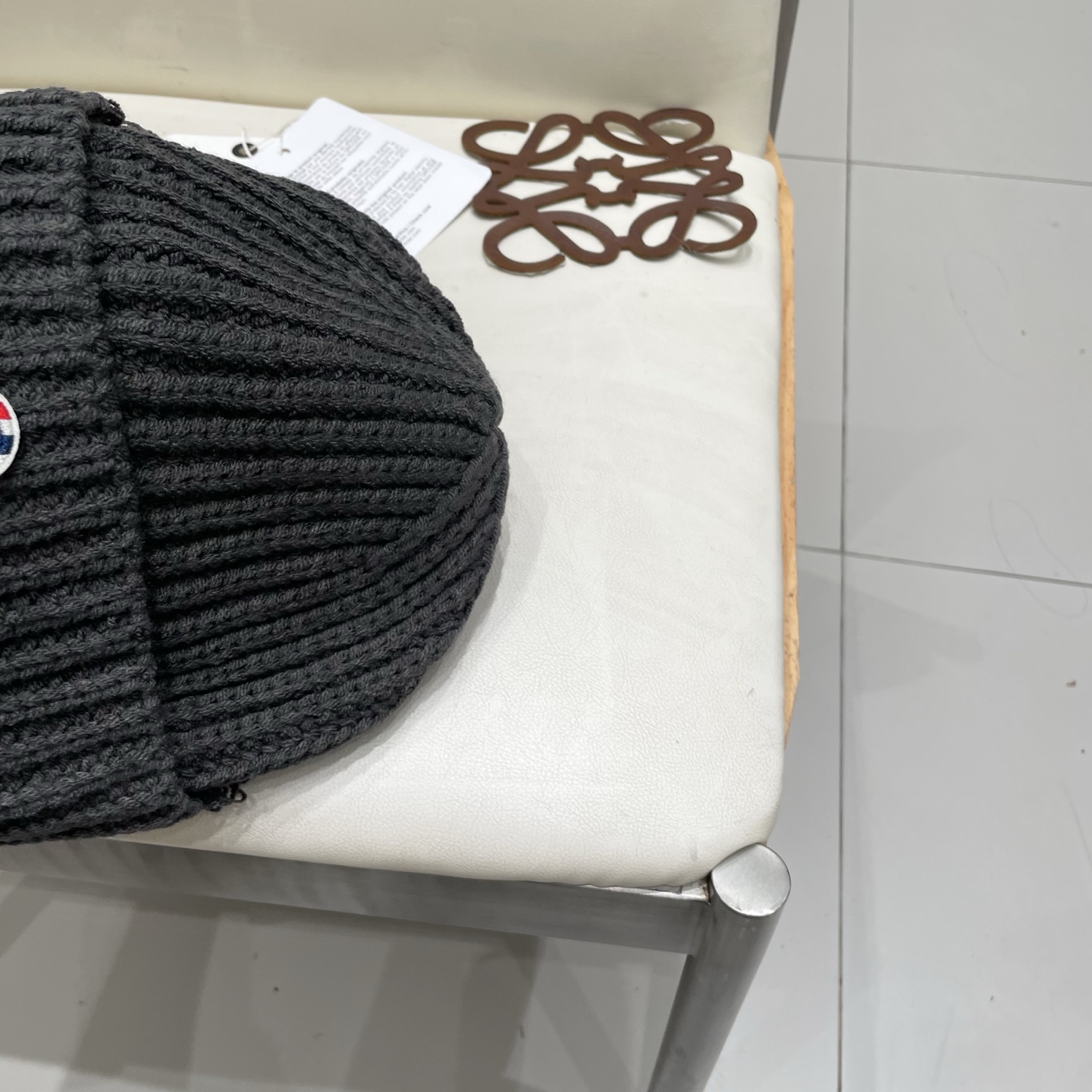  【MONCELER蒙口】2025秋冬新款兔毛毛线帽，设计款男女可戴，出街超好搭配！