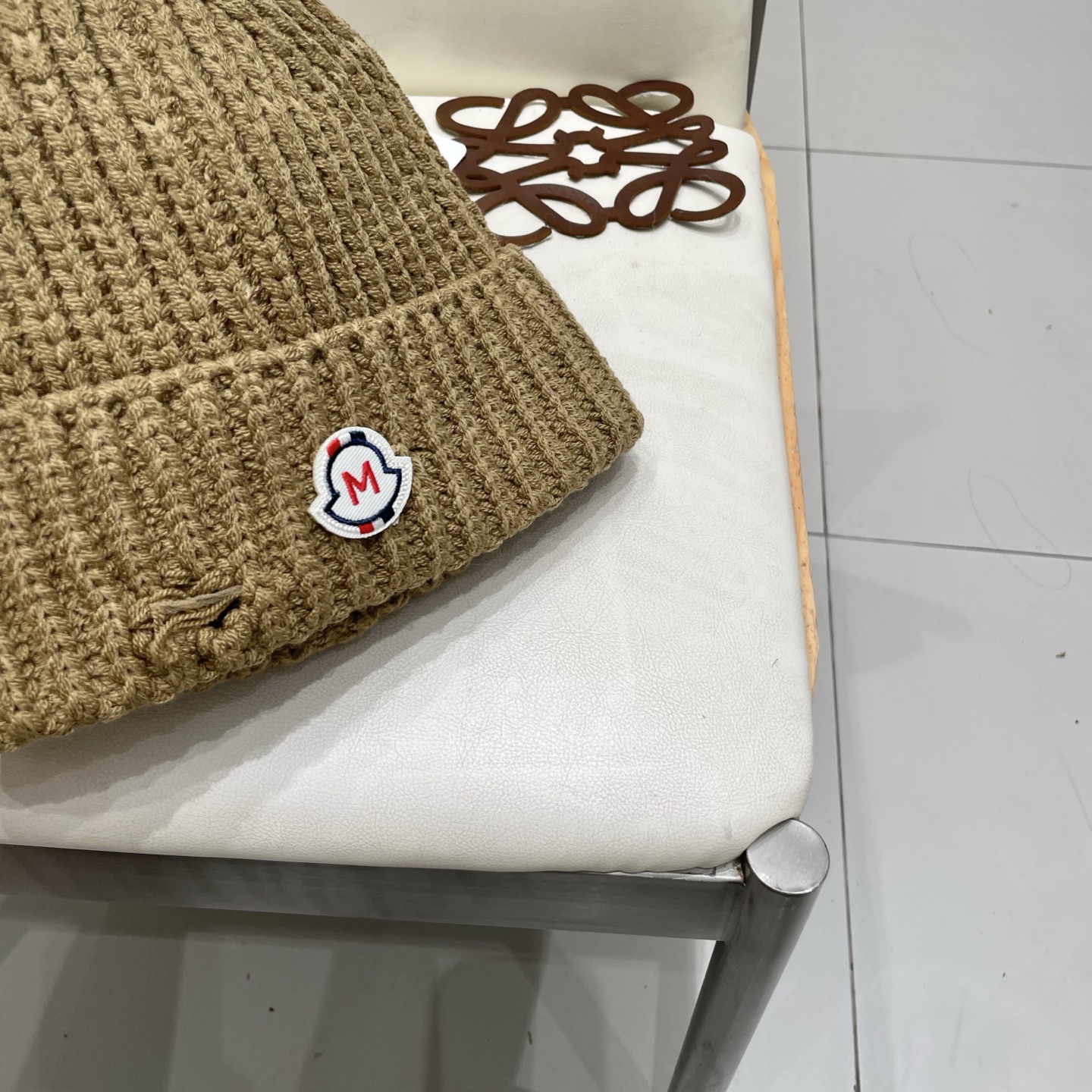  【MONCELER蒙口】2025秋冬新款兔毛毛线帽，设计款男女可戴，出街超好搭配！