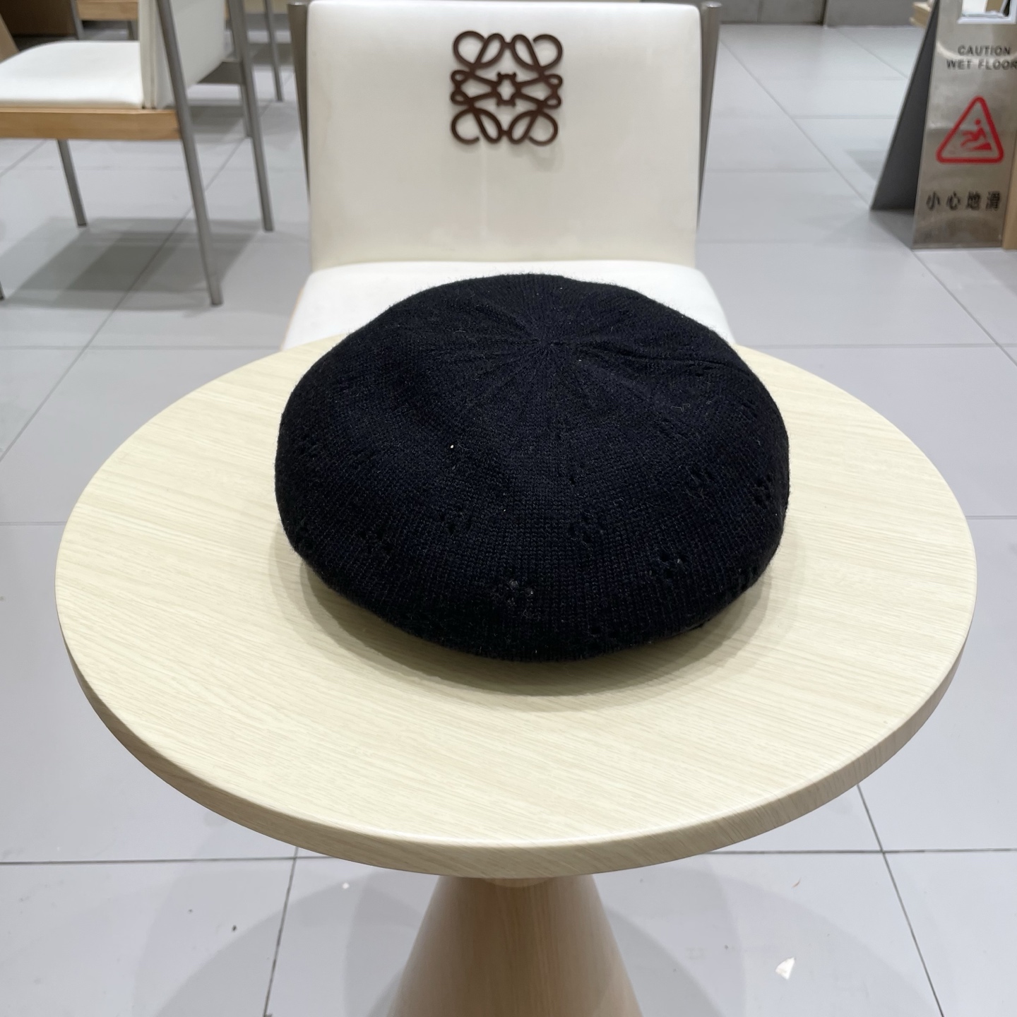  gucci古奇贝雷帽女纯色镂空气质文艺画家帽