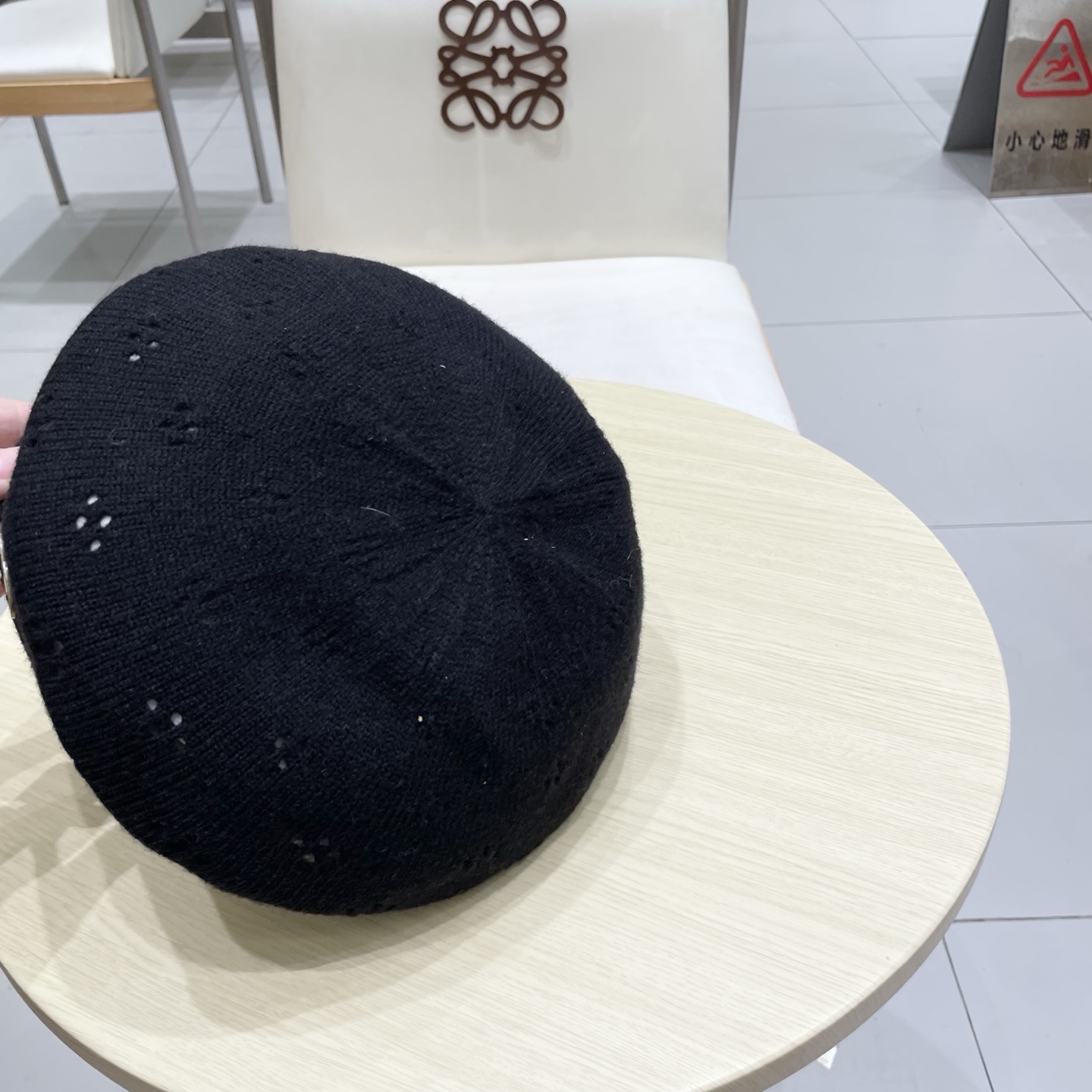  gucci古奇贝雷帽女纯色镂空气质文艺画家帽