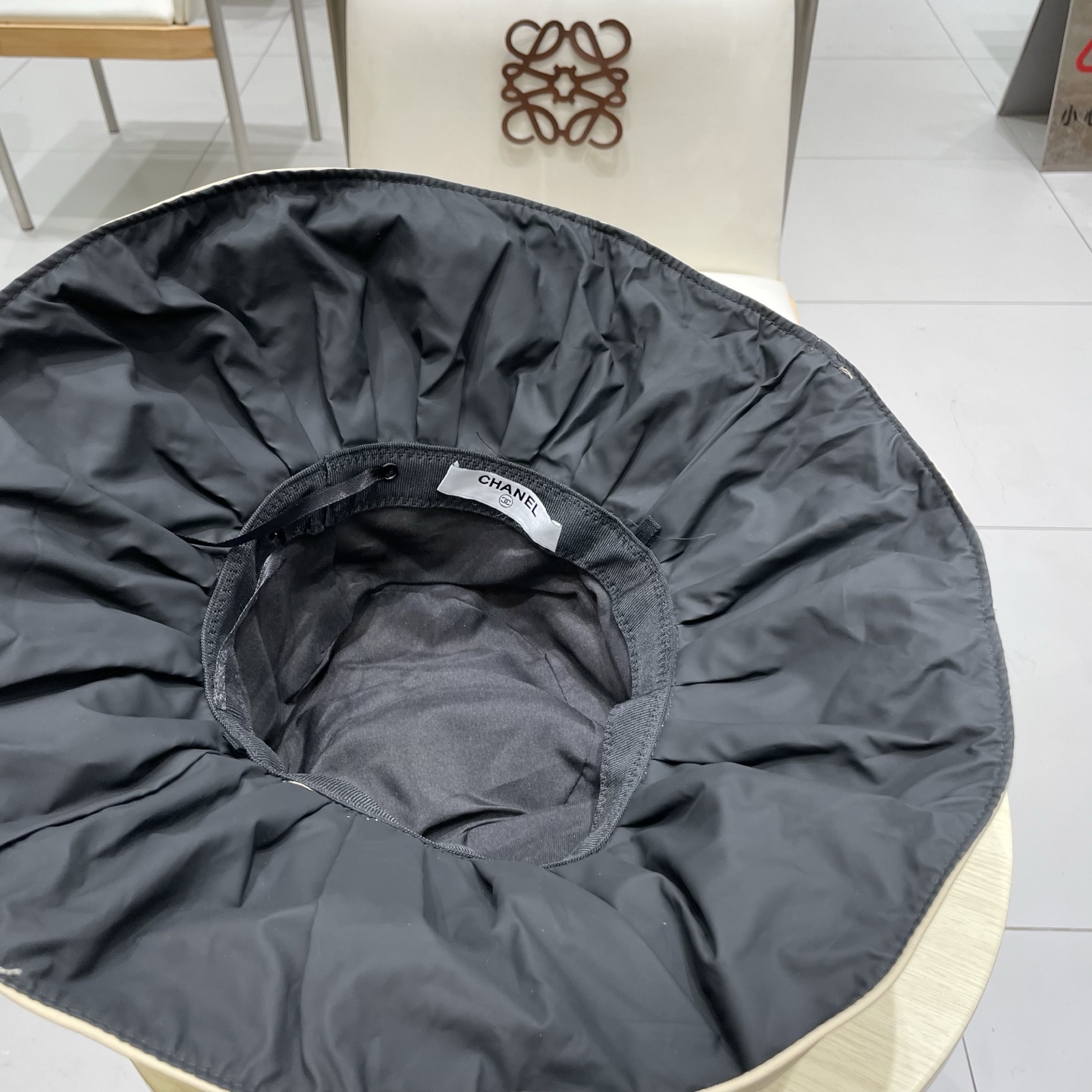  chanel香奈儿彩胶防晒遮阳帽女夏季大帽檐遮脸防紫外线渔夫帽子薄款速干太阳帽