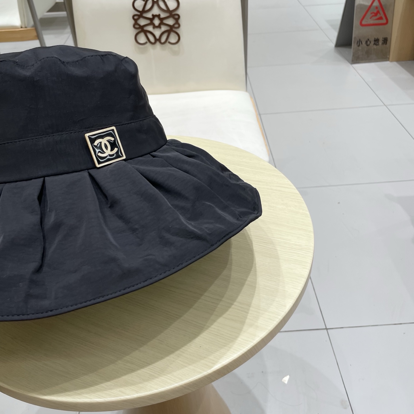  chanel香奈儿彩胶防晒遮阳帽女夏季大帽檐遮脸防紫外线渔夫帽子薄款速干太阳帽