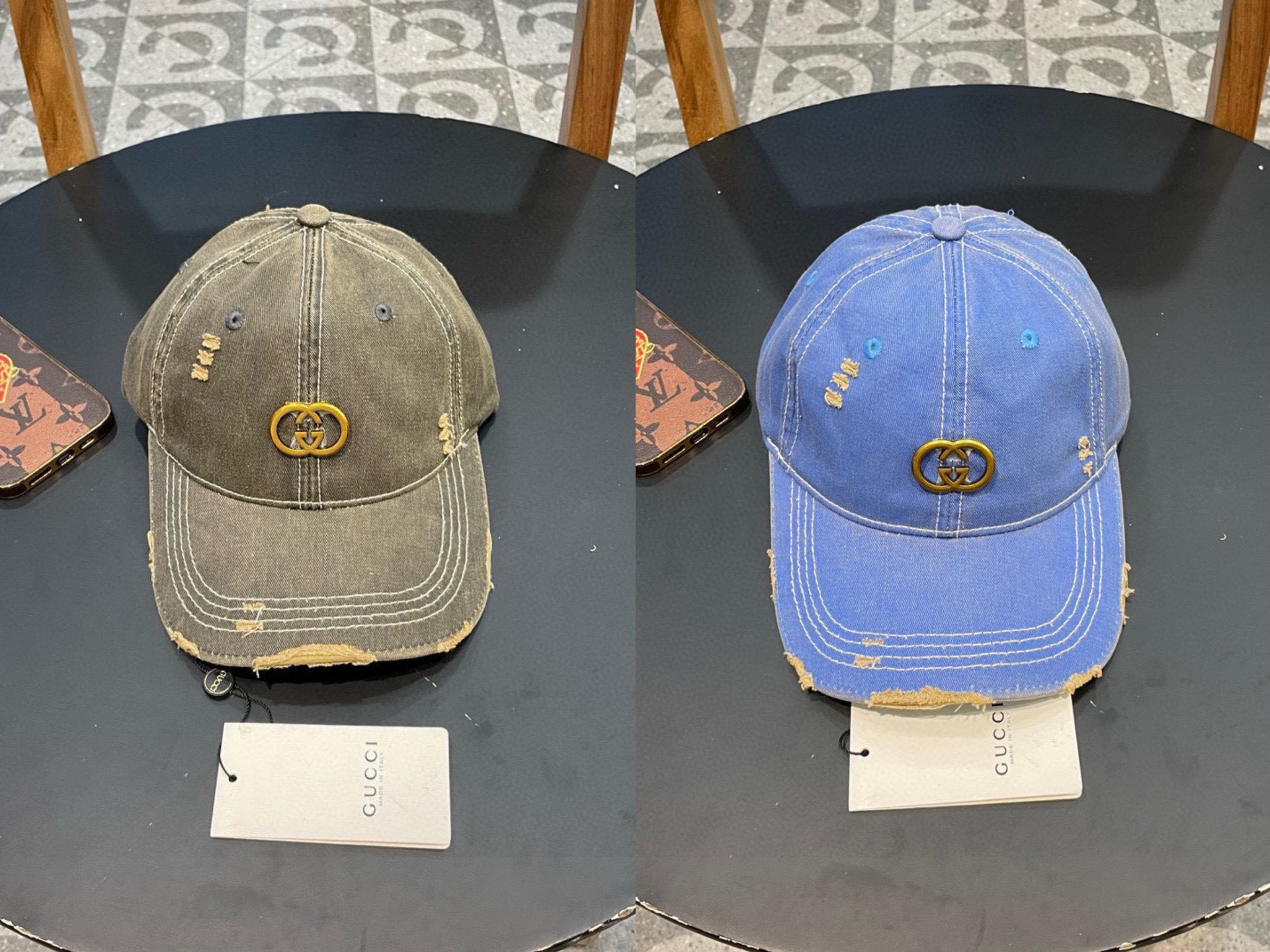 。GUCCI古奇 简约棒球帽，很潮！休闲运动款，经典制作，超级好搭衣服！