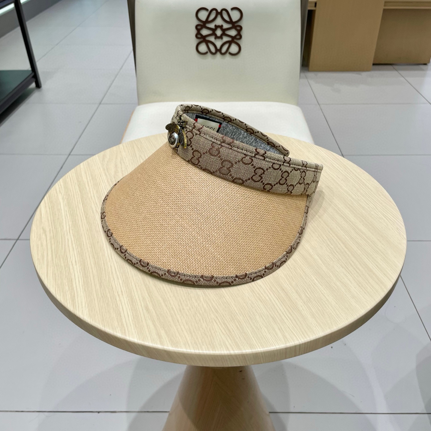 古奇GUCCI爆款专柜同步专柜款遮阳帽空顶帽，超方便！好搭！出街必备