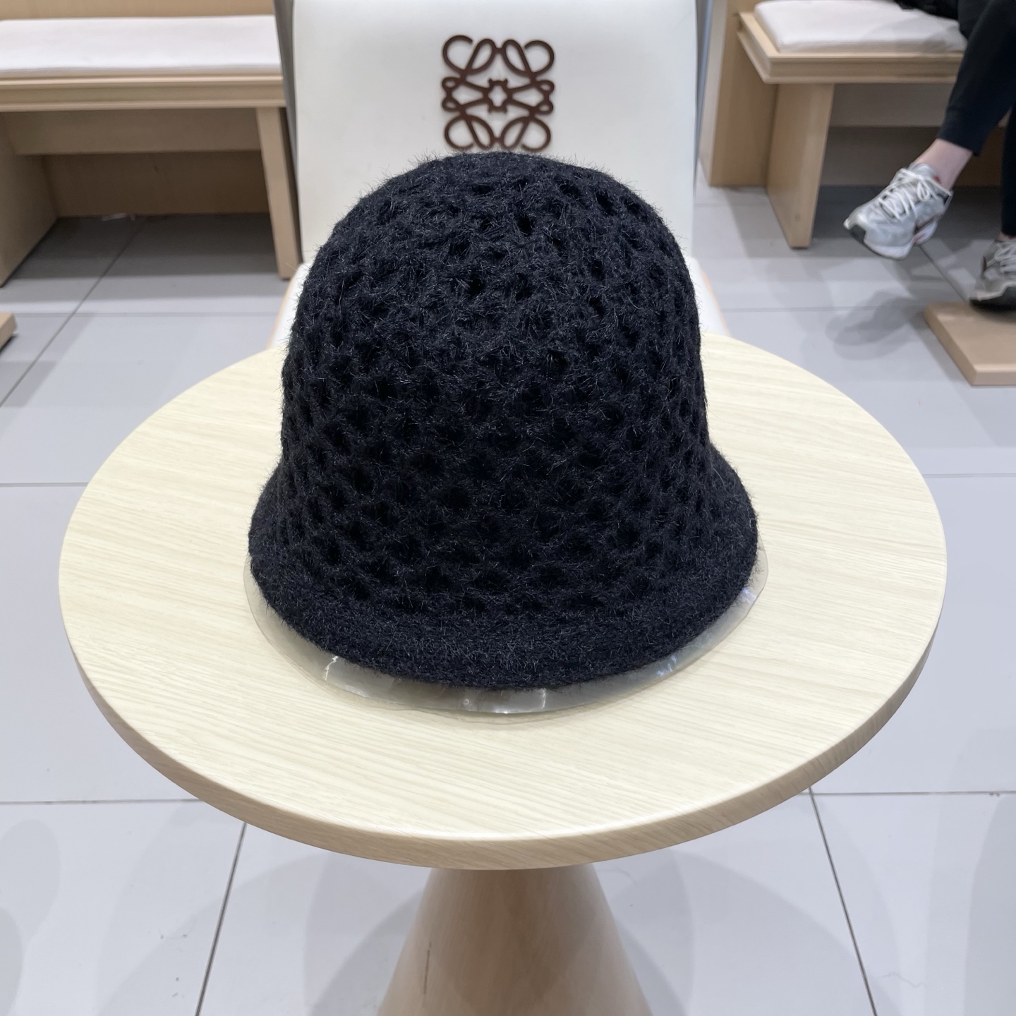 chanel香奈儿双面可戴针织渔夫帽子女秋冬季保暖护耳纯色百搭盆帽显脸小水桶帽