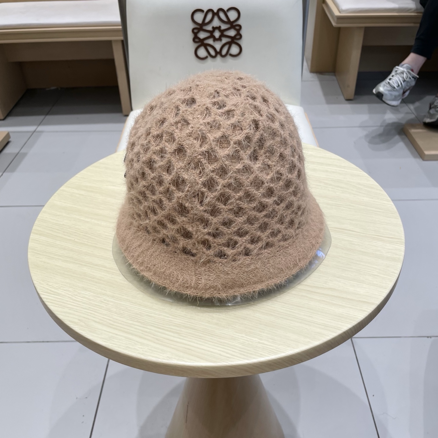 chanel香奈儿双面可戴针织渔夫帽子女秋冬季保暖护耳纯色百搭盆帽显脸小水桶帽