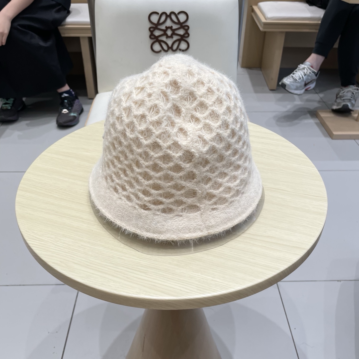 chanel香奈儿双面可戴针织渔夫帽子女秋冬季保暖护耳纯色百搭盆帽显脸小水桶帽