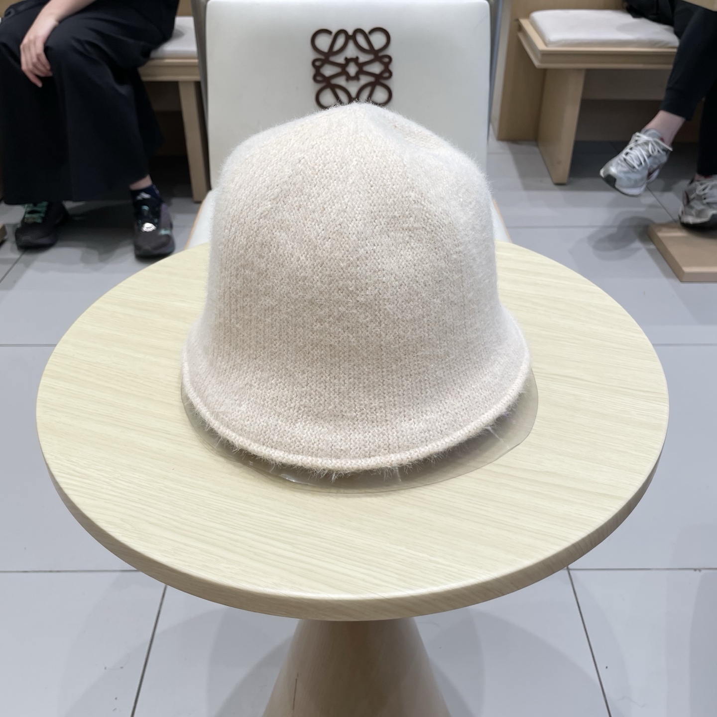 chanel香奈儿双面可戴针织渔夫帽子女秋冬季保暖护耳纯色百搭盆帽显脸小水桶帽