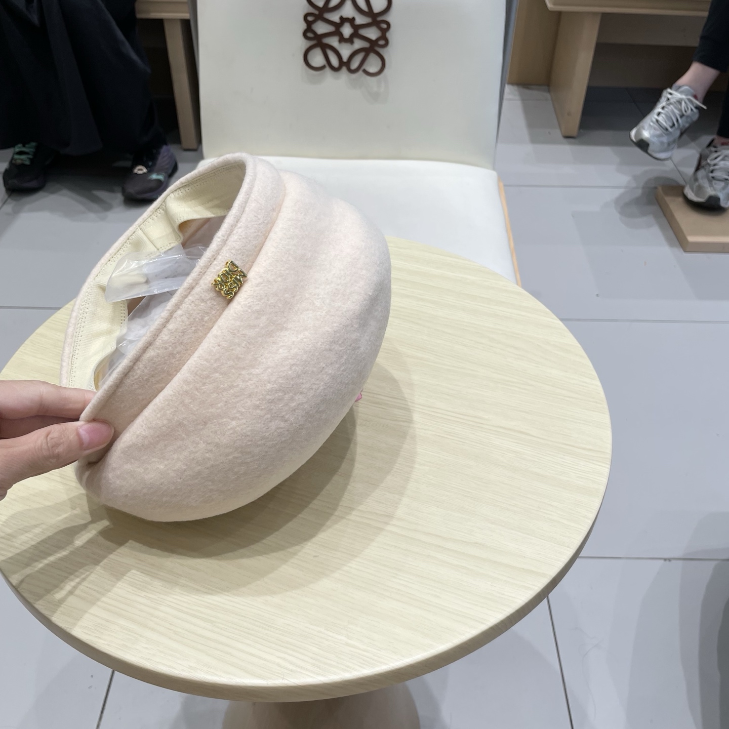  DIOR迪奥秋冬季羊毛呢贝雷帽女2025新款高品质大头围灰色百搭画家帽显脸小