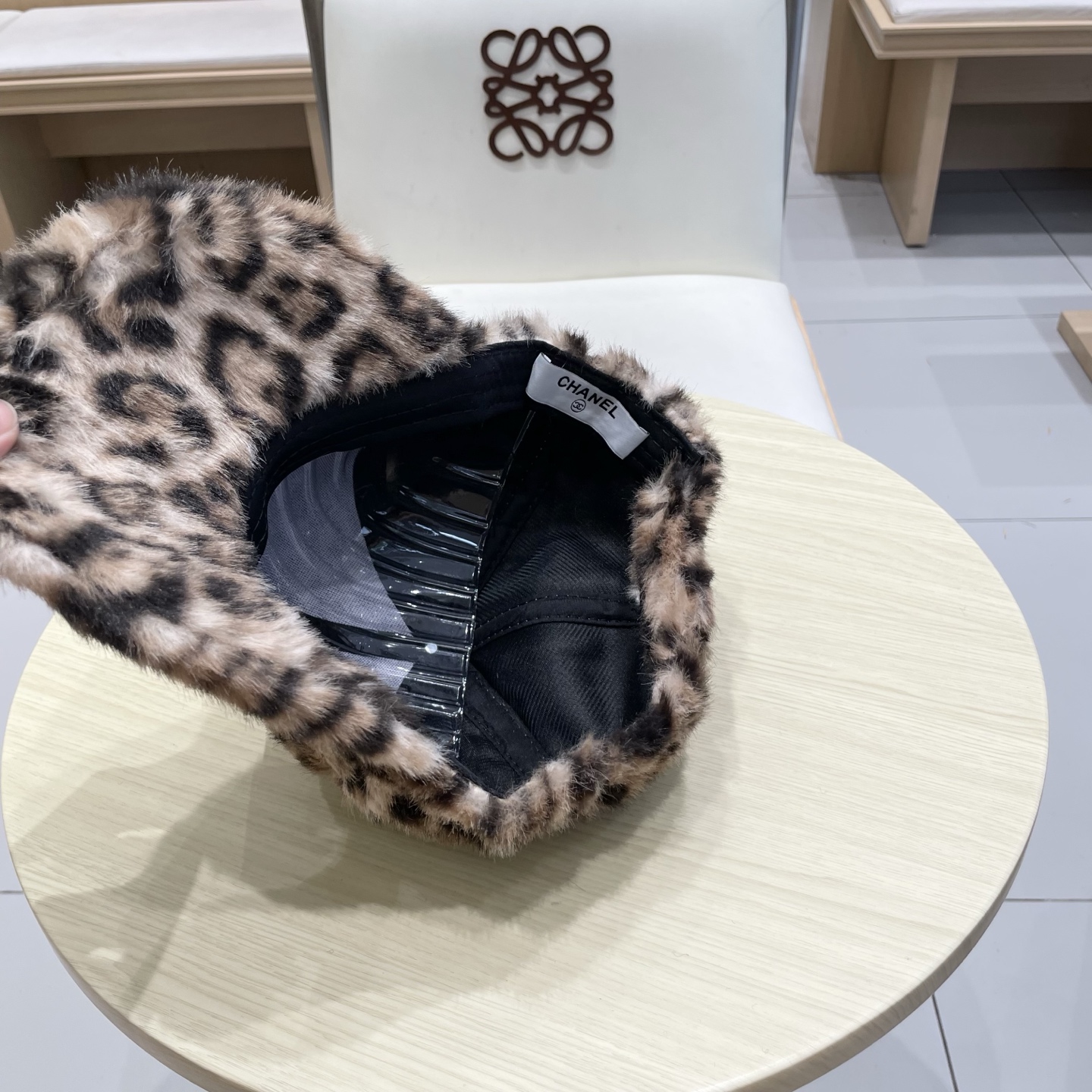  chanel香奈儿毛绒绒豹纹秋冬保暖棒球帽韩版时尚户外百搭复古超好看显脸小休闲