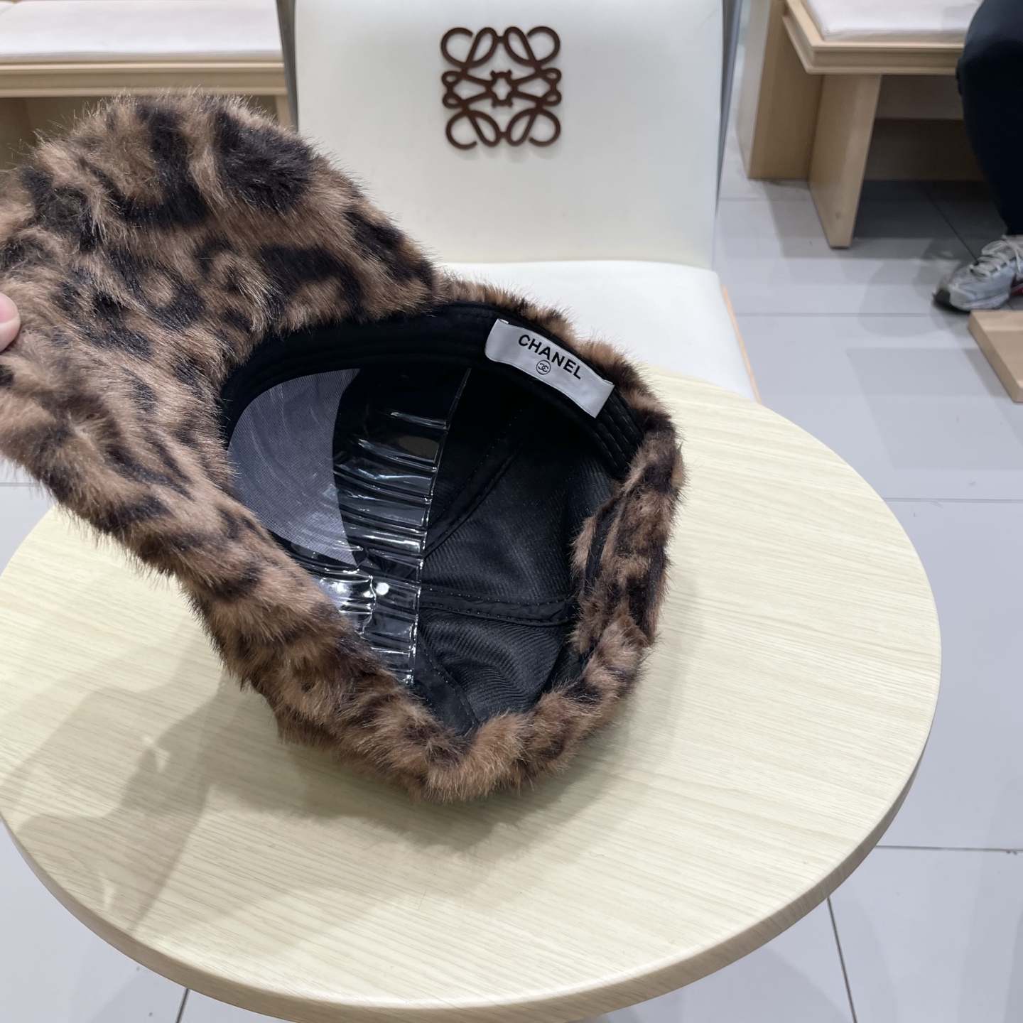  chanel香奈儿毛绒绒豹纹秋冬保暖棒球帽韩版时尚户外百搭复古超好看显脸小休闲