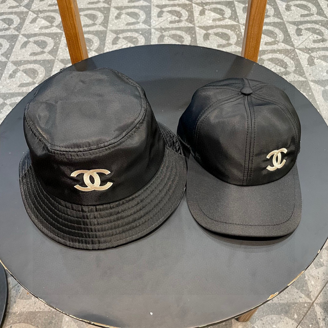 渔夫帽棒球帽【CHANEL香奈儿】新款简约刺绣logo棒球帽，新款出货，大牌款超好搭配，赶紧入手！