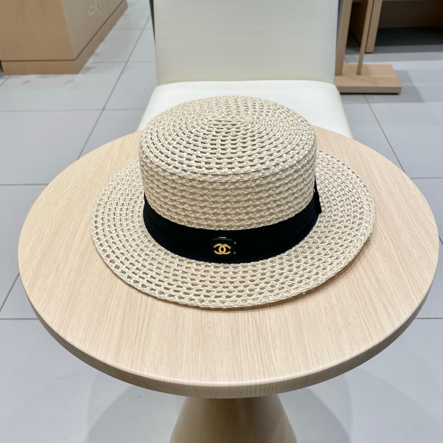  Chanel香奈儿新款草帽，搭配仙女出游必备，头围57cm