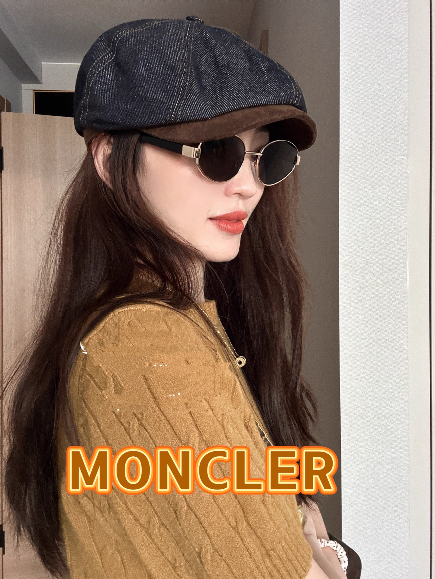 NO:363660,Moncler 2025 Autumn and Winter Retro Denning Style Suede Collision Denim Beret Women's Casual Baseball Hat Evergreen Hat Straw Hat Fisherman's Hat Baseball Hat Knitted Hat, Moncler, Moncler, espadrilles, chamois leather, hats蒙口Moncler盟可睐2025年秋冬复古丹宁风麂皮碰撞牛仔贝雷帽女休闲款鸭舌前进帽常青款帽子草帽渔夫帽棒球帽针织帽,帽子,Moncler,Moncler,espadrilles,chamois leather,hats,hat