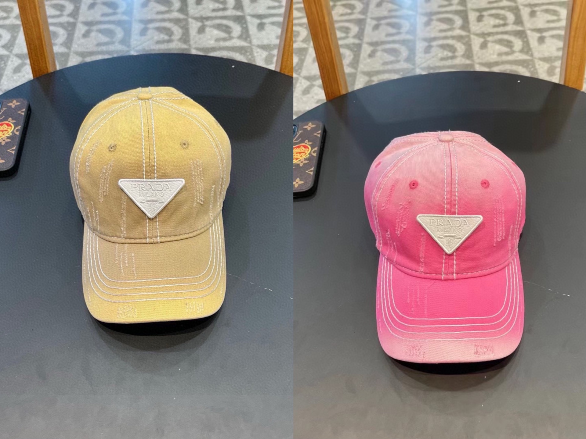  Prada普拉达 早春新款大牌款棒球帽，经典款男女通用