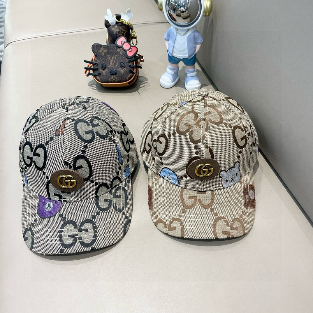  GUCCI古奇棒球帽👒 工艺非常精美 高档大气上档次！低调奢华，方便携带！