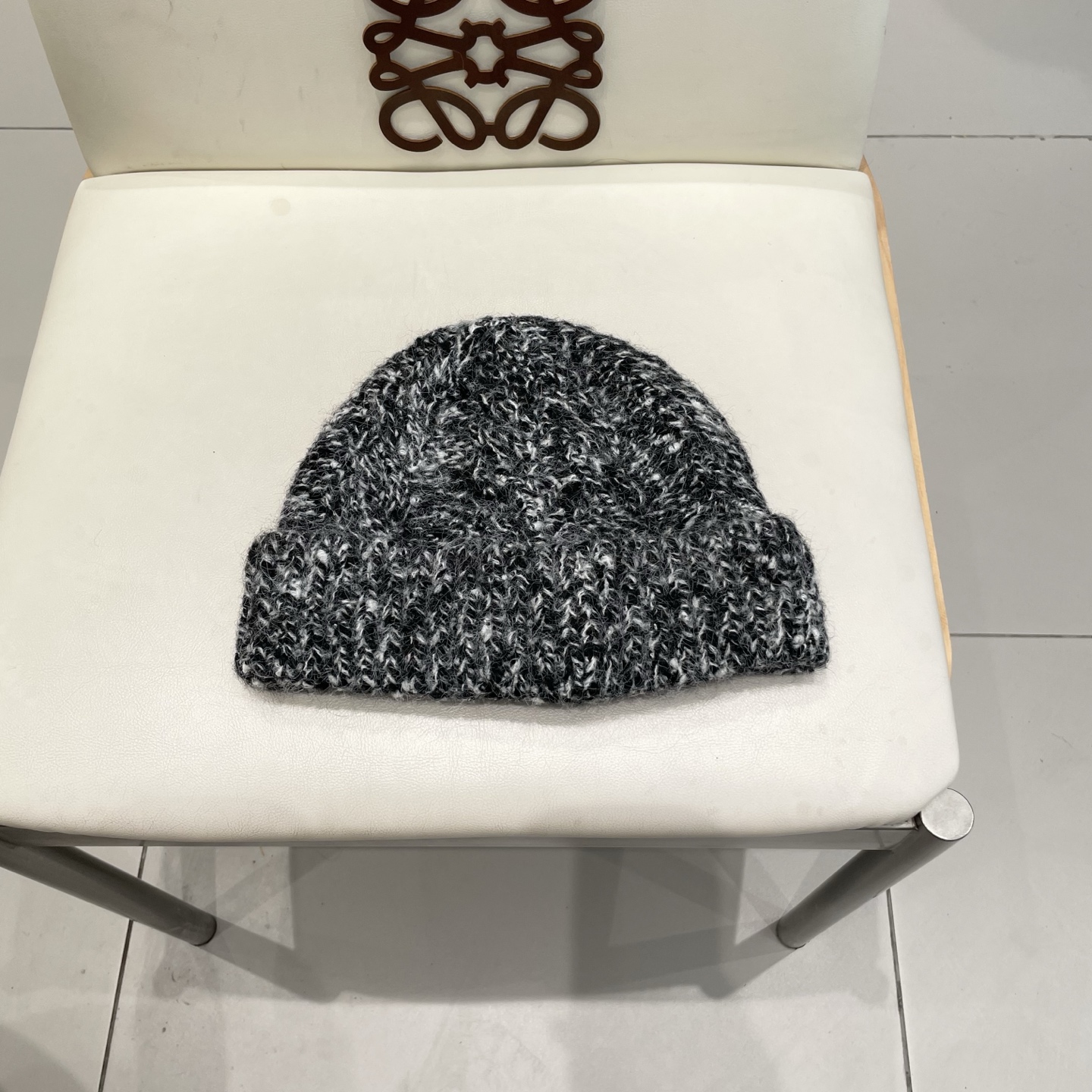   Prada新款帽子女粗针织毛线帽春秋季百搭大头围绿色宽松ins显脸小