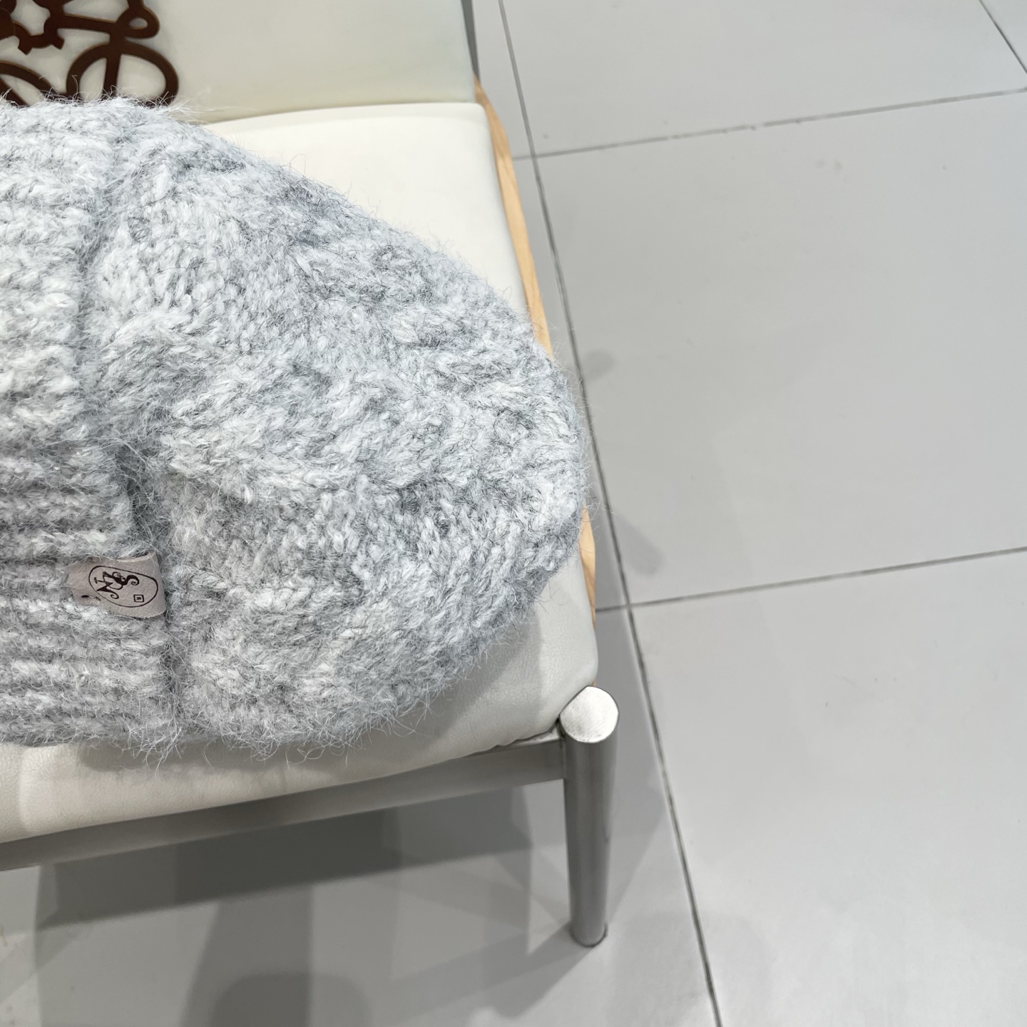   Prada新款帽子女粗针织毛线帽春秋季百搭大头围绿色宽松ins显脸小