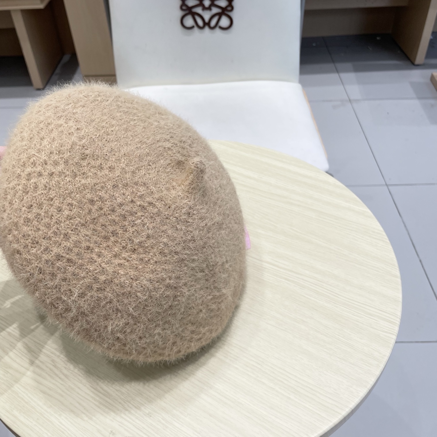 。Dior迪奥贝雷帽女2025新款秋冬大头围画家帽显脸小保暖毛绒蓓蕾帽子