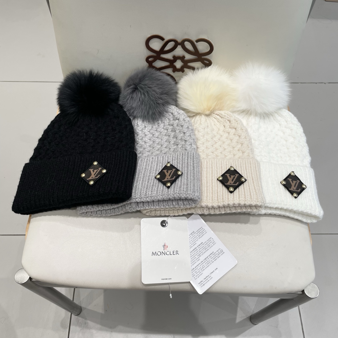   LV 路易威登 2025秋冬新款毛线帽，男女款针织帽，