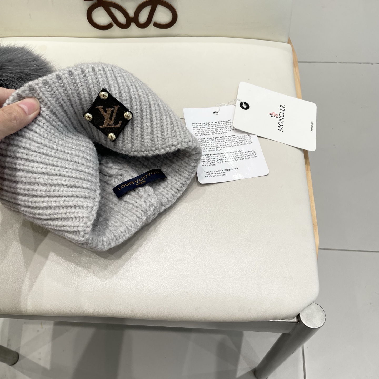   LV 路易威登 2025秋冬新款毛线帽，男女款针织帽，